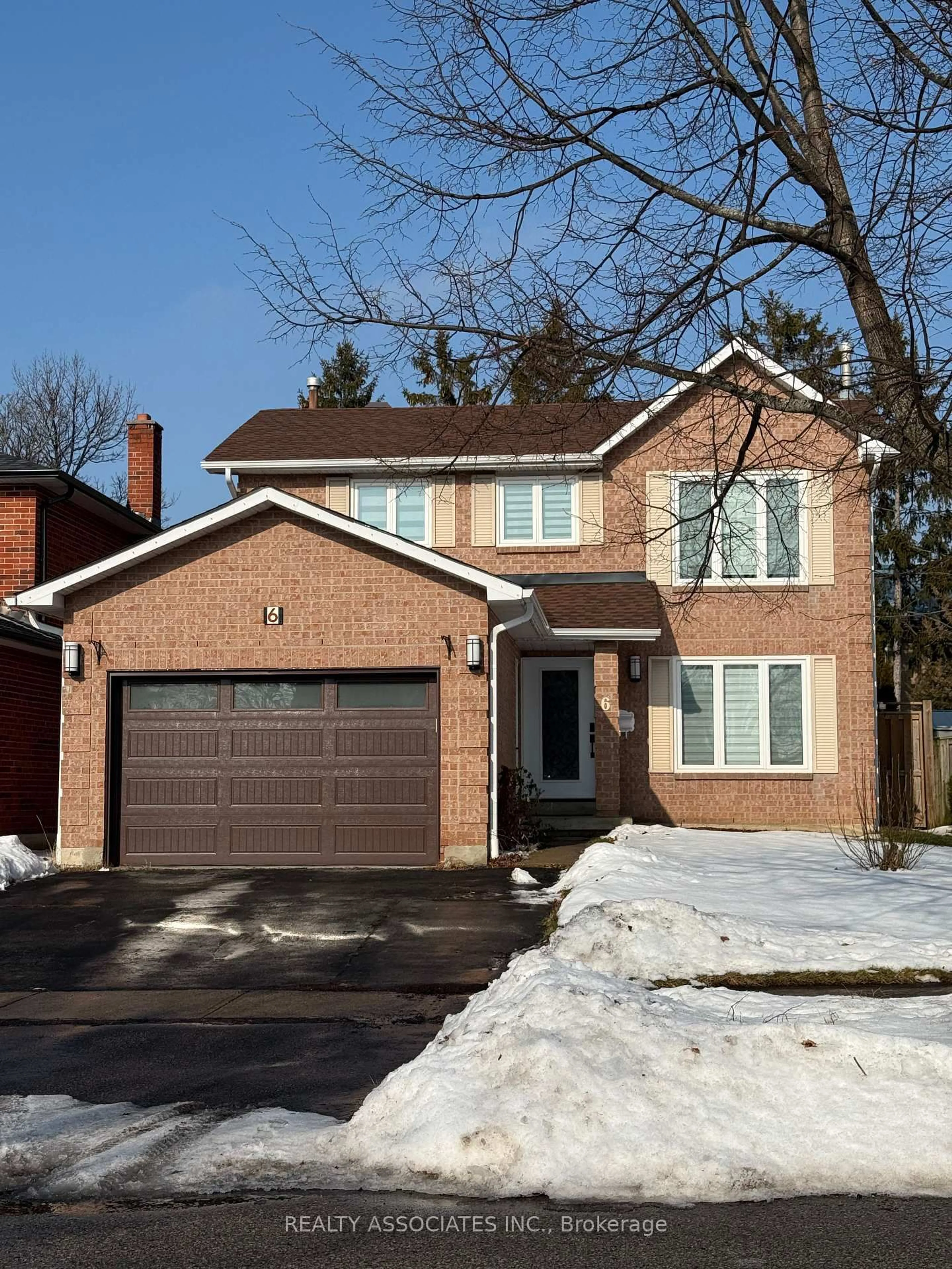 Home with brick exterior material, street for 6 Harbord Cres, Ajax Ontario L1S 4E1