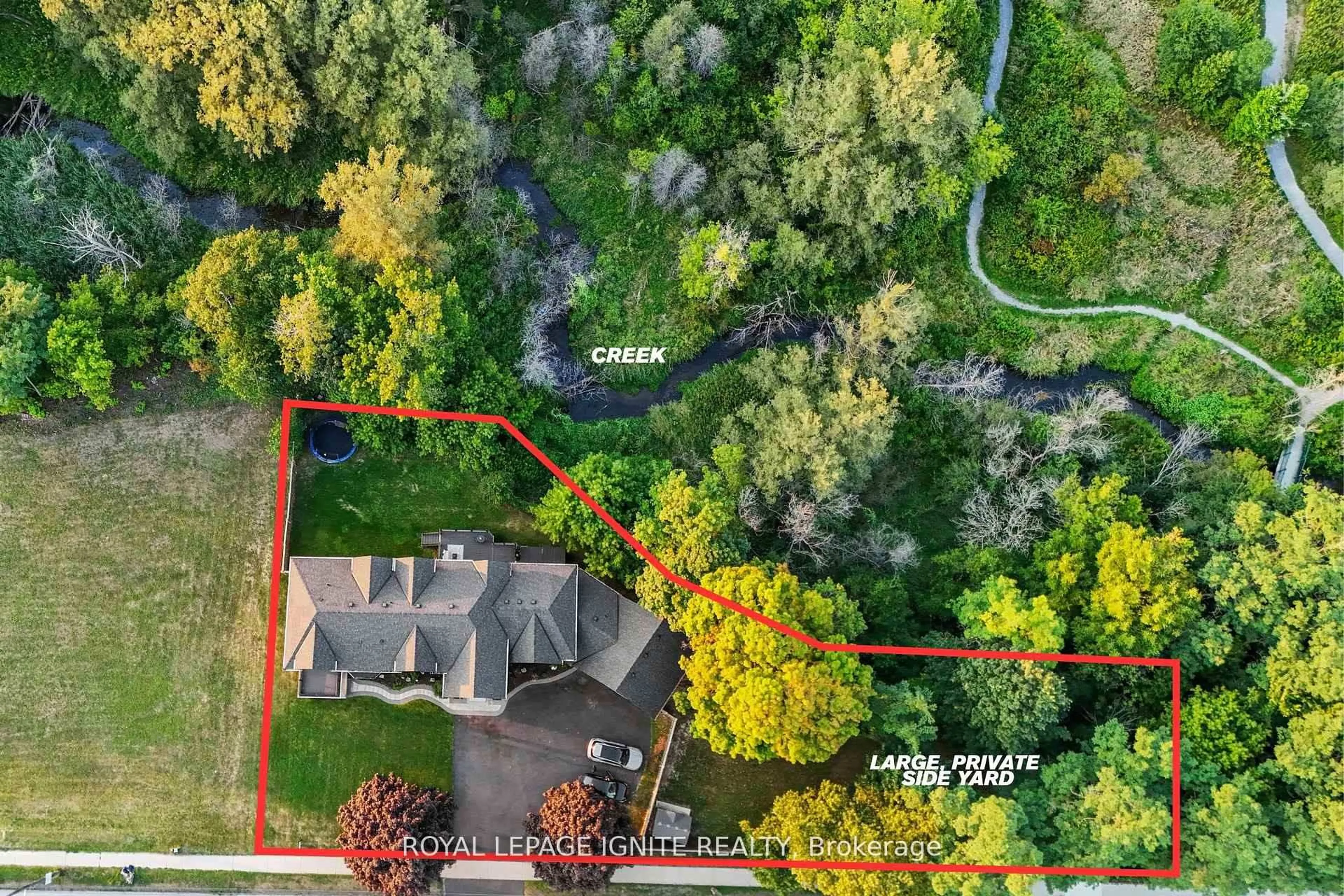A pic from outside/outdoor area/front of a property/back of a property/a pic from drone, forest/trees view for 1690 Highway 2 Rd, Clarington Ontario L1E 3R6