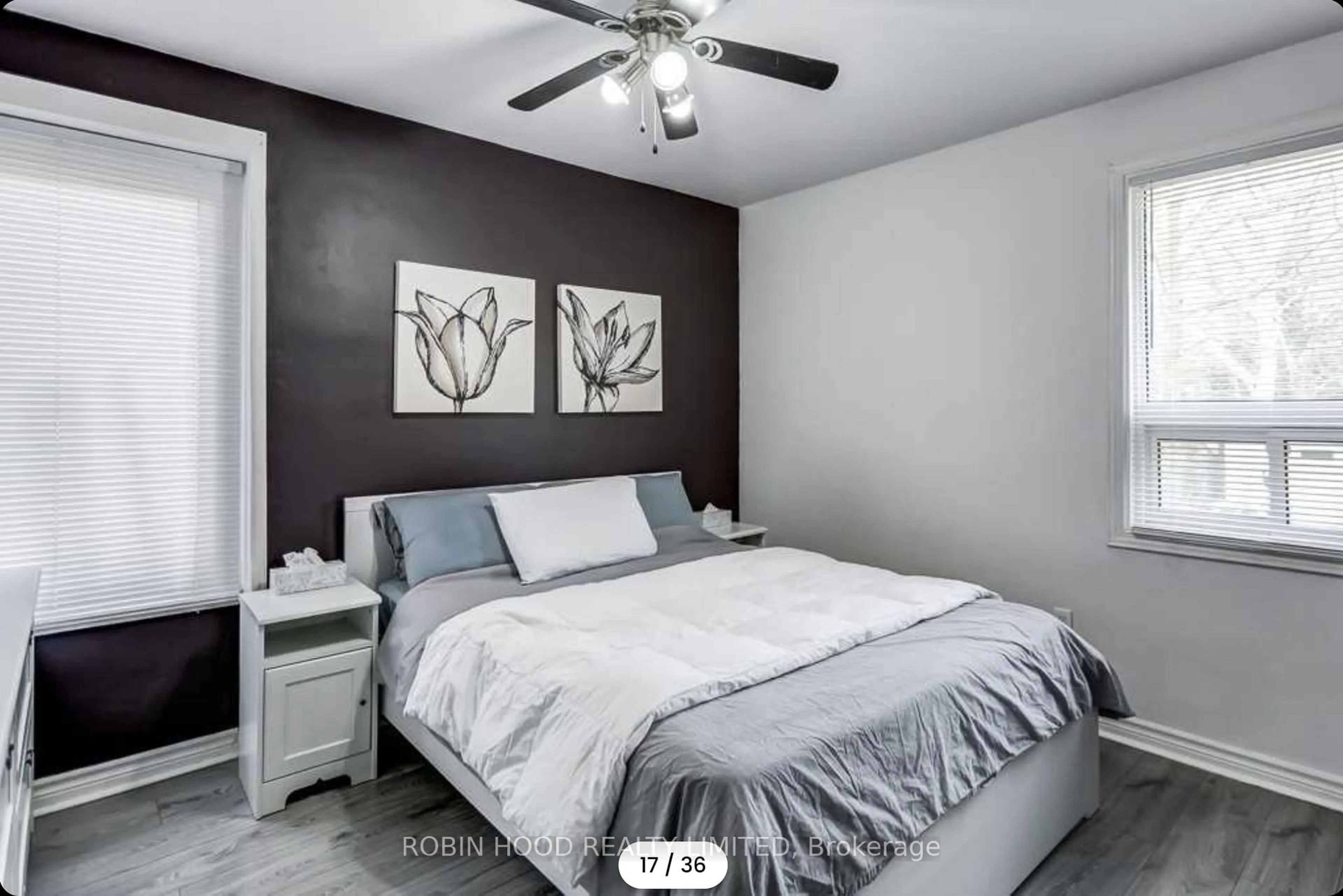 Bedroom with bed, unknown for 5290 Lawrence Ave, Toronto Ontario M1C 1R4