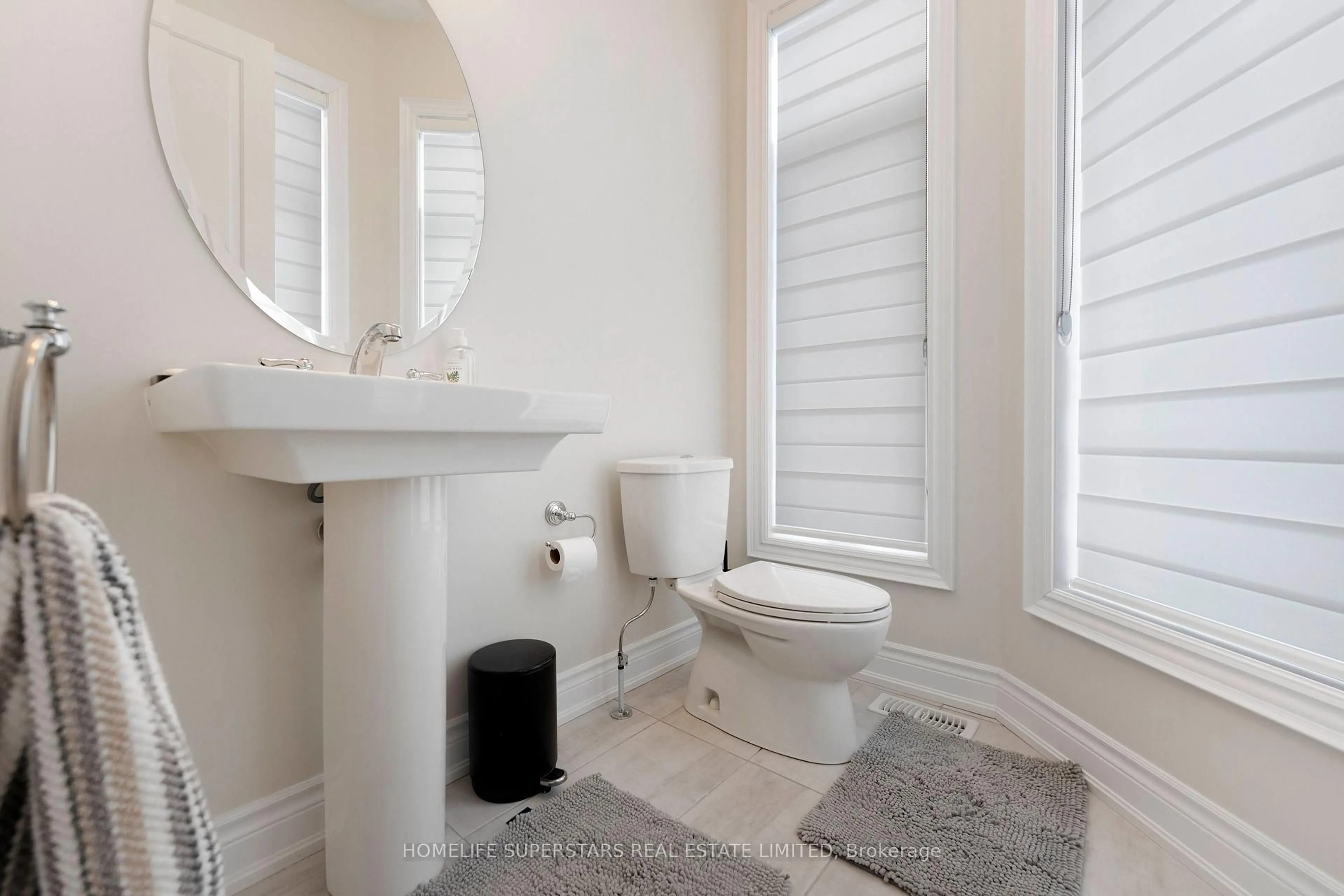 Standard bathroom, ceramic/tile floor for 55 Christine Elliott Ave, Whitby Ontario L1P 0C8