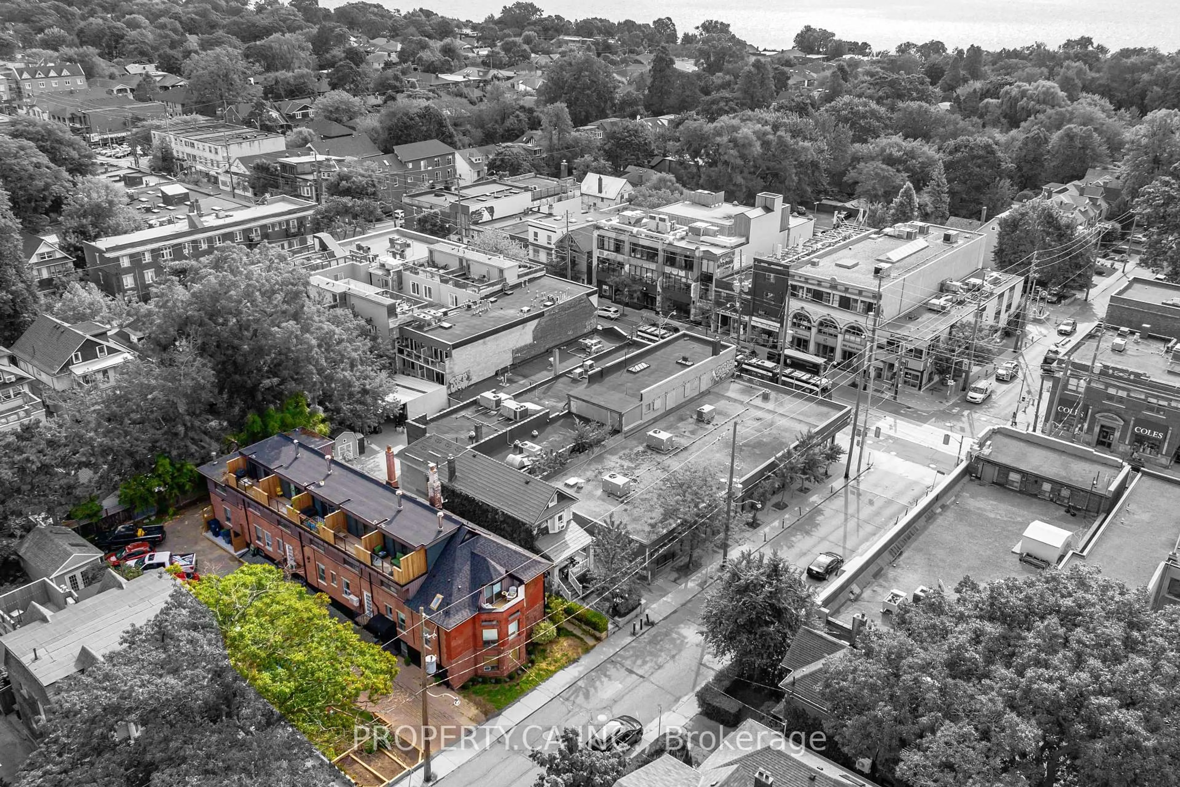 A pic from outside/outdoor area/front of a property/back of a property/a pic from drone, building for 97 Lee Ave, Toronto Ontario M4E 2P2