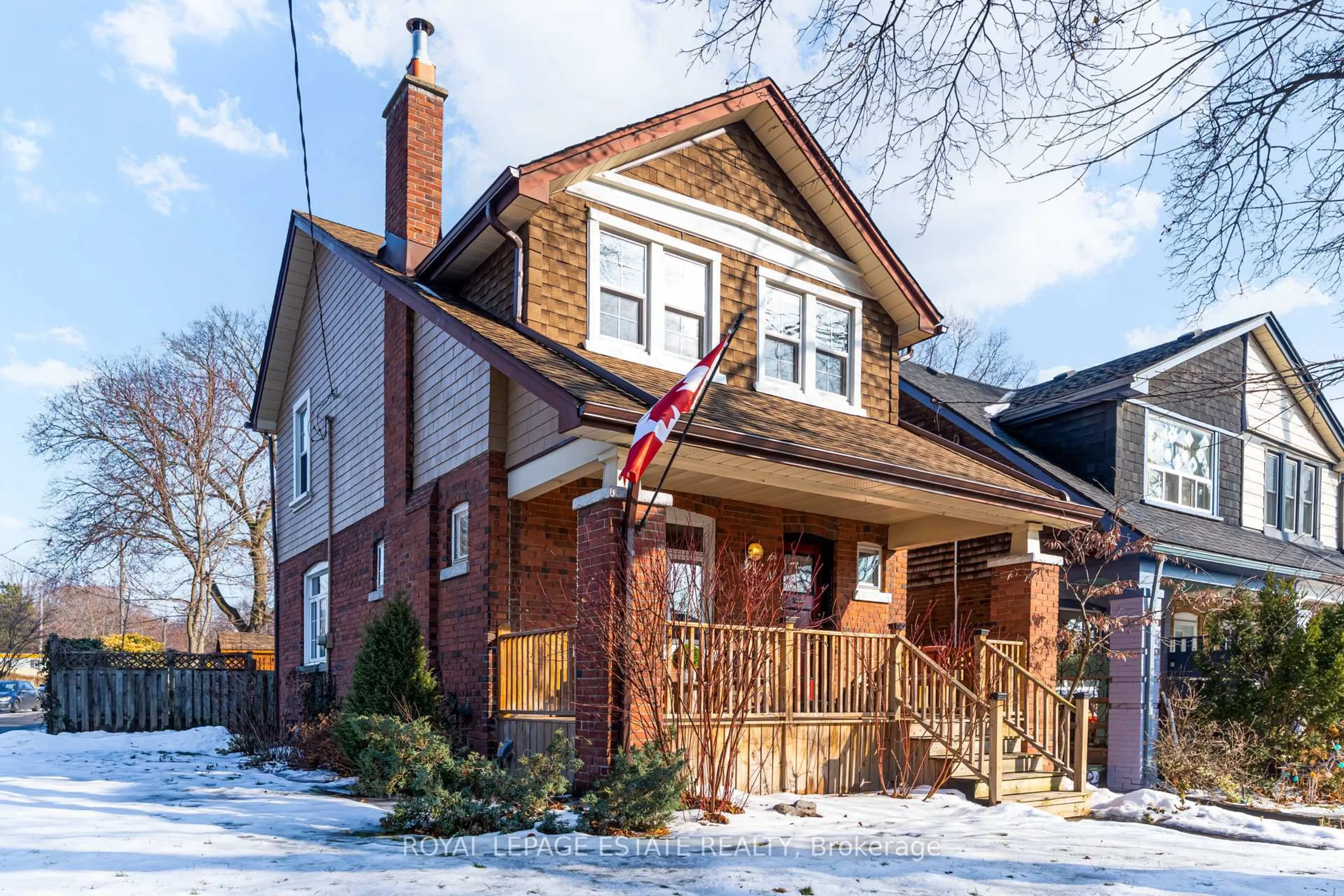 Home with brick exterior material, street for 33 Ladykirk Ave, Toronto Ontario M4L 3K8