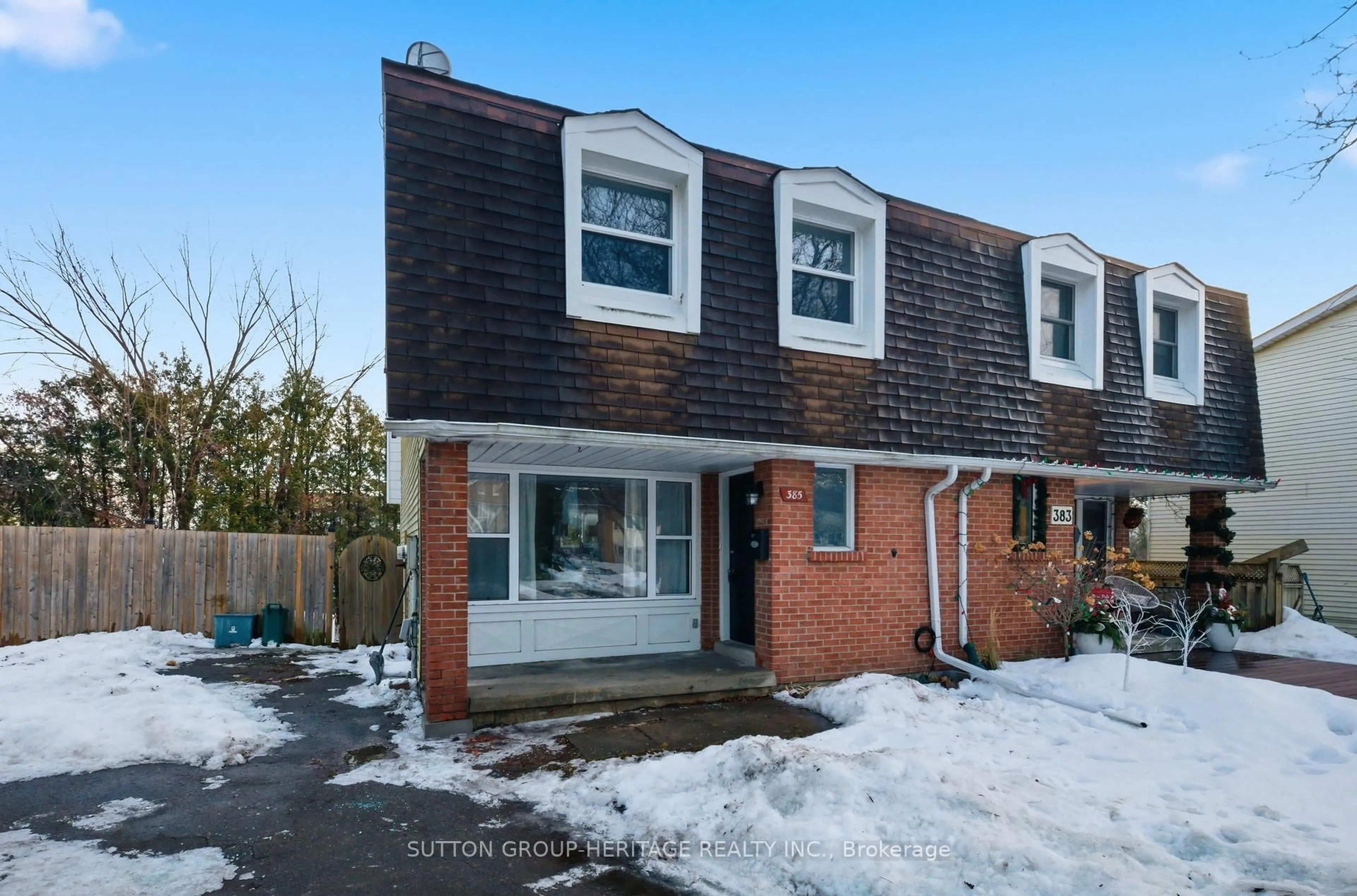 Home with brick exterior material, street for 385 Daytona Crt, Oshawa Ontario L1K 1H9