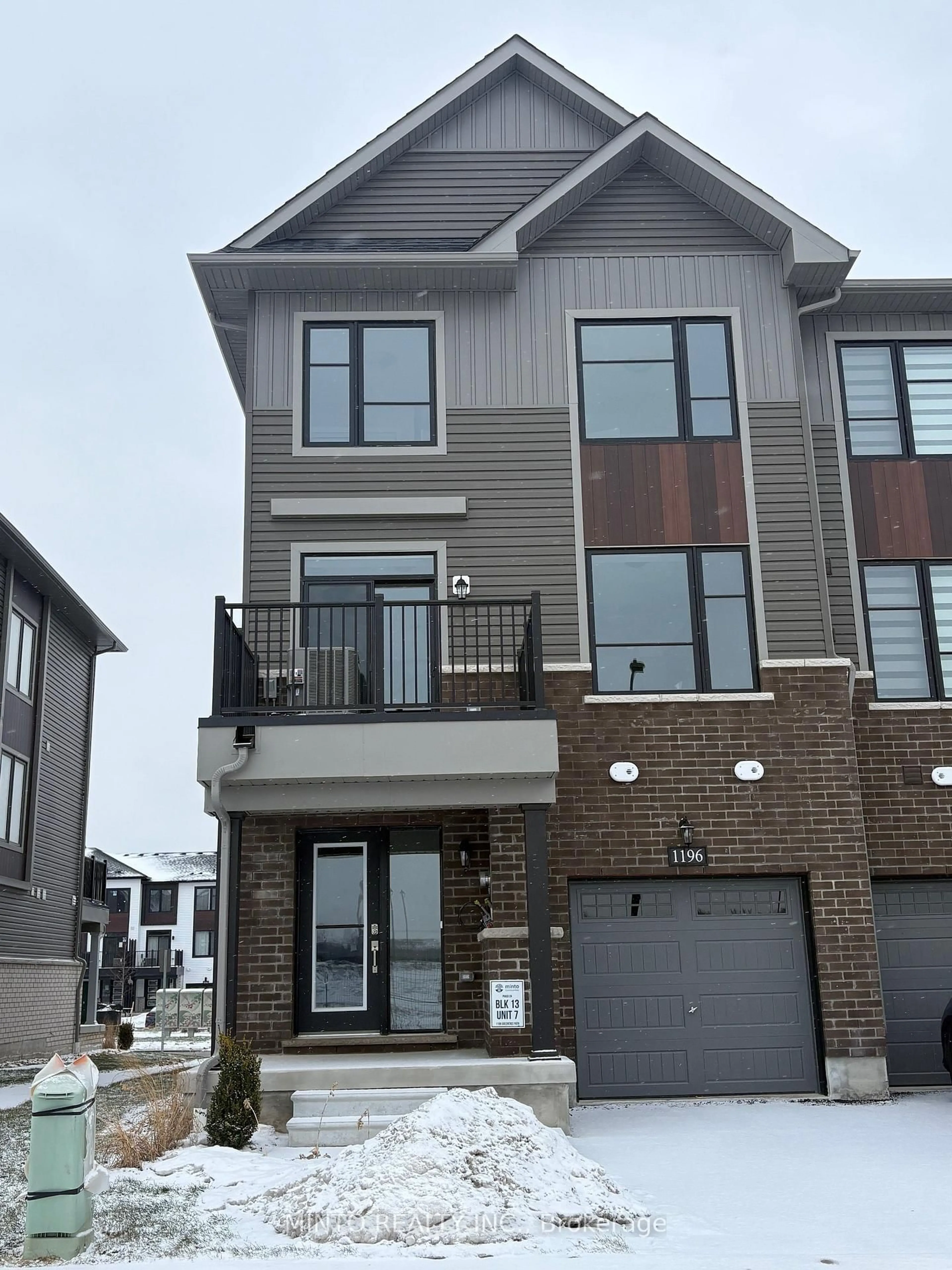 Home with brick exterior material, street for 1196 Greentree Path, Oshawa Ontario L1H 8L7