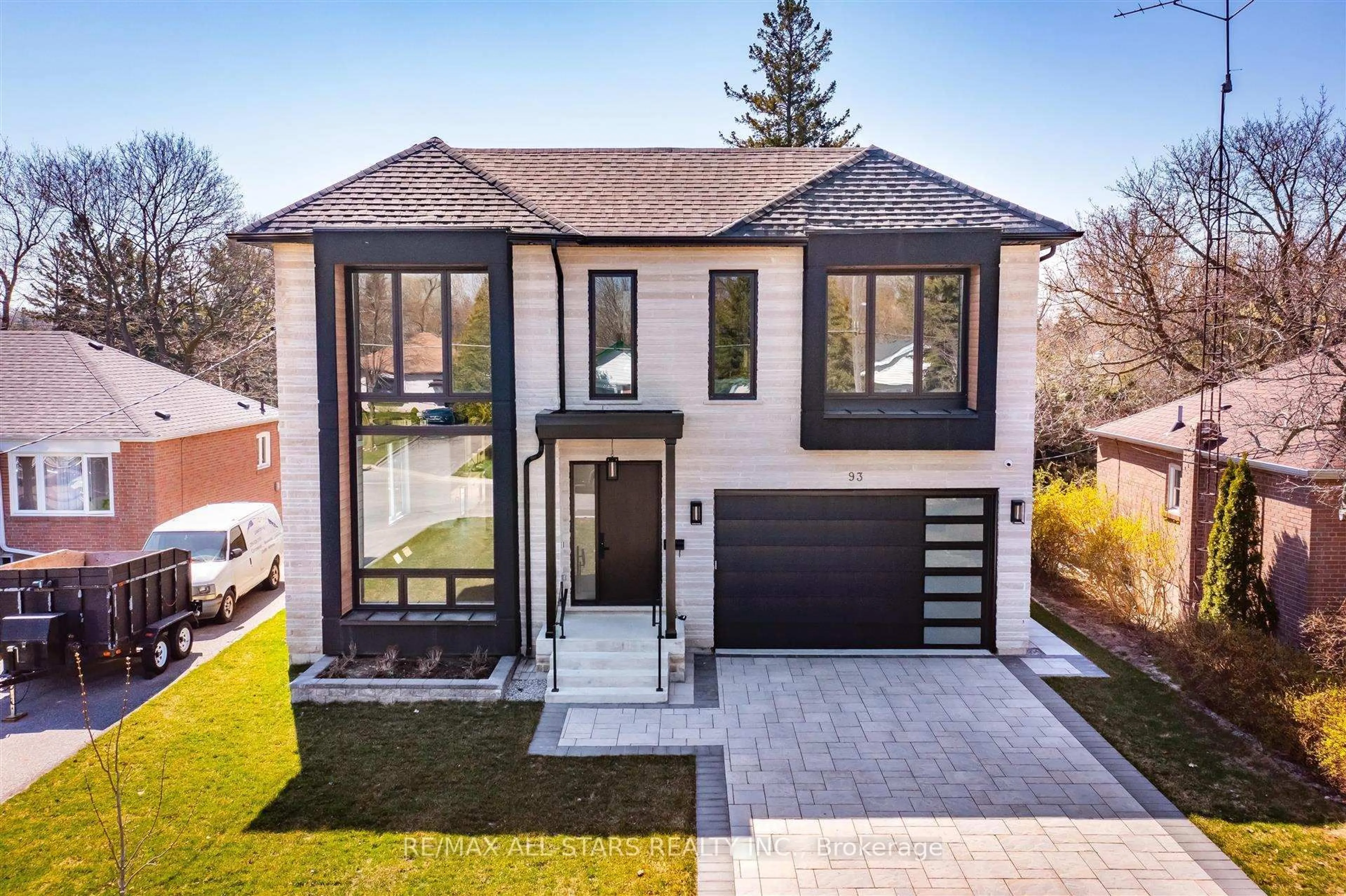 Home with brick exterior material, street for 93 Cree Ave, Toronto Ontario M1M 1Z9