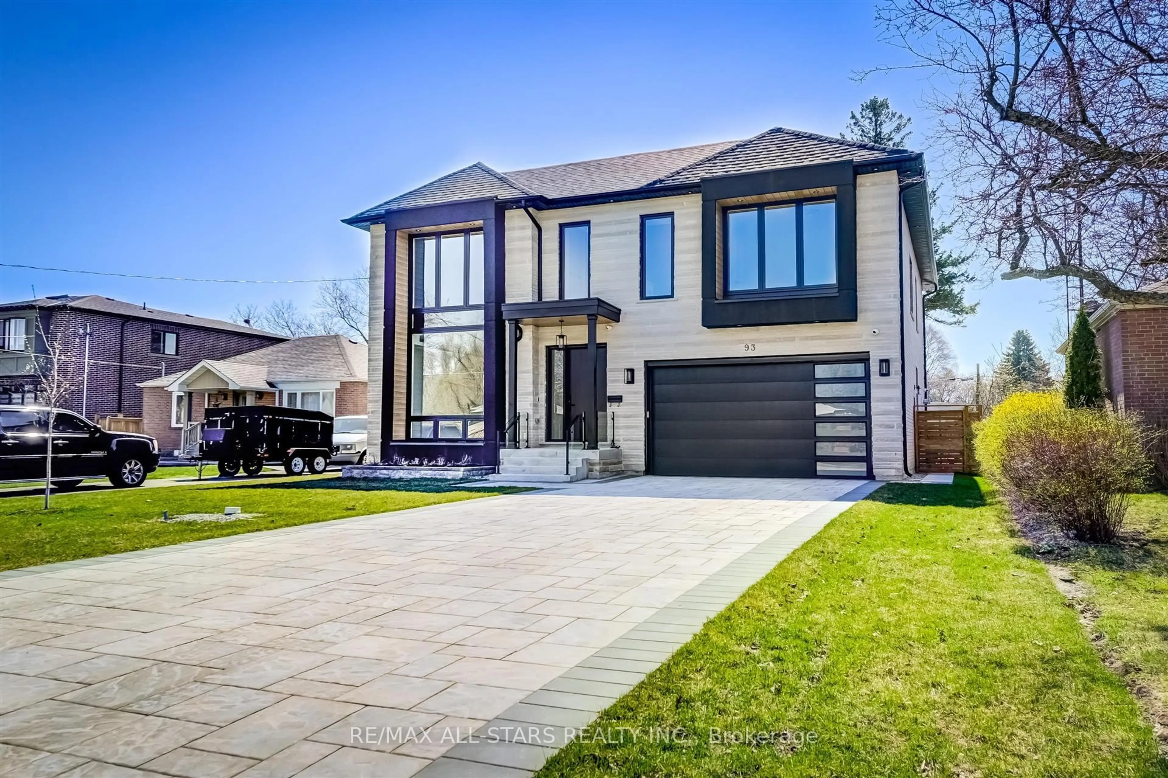 Home with brick exterior material, street for 93 Cree Ave, Toronto Ontario M1M 1Z9