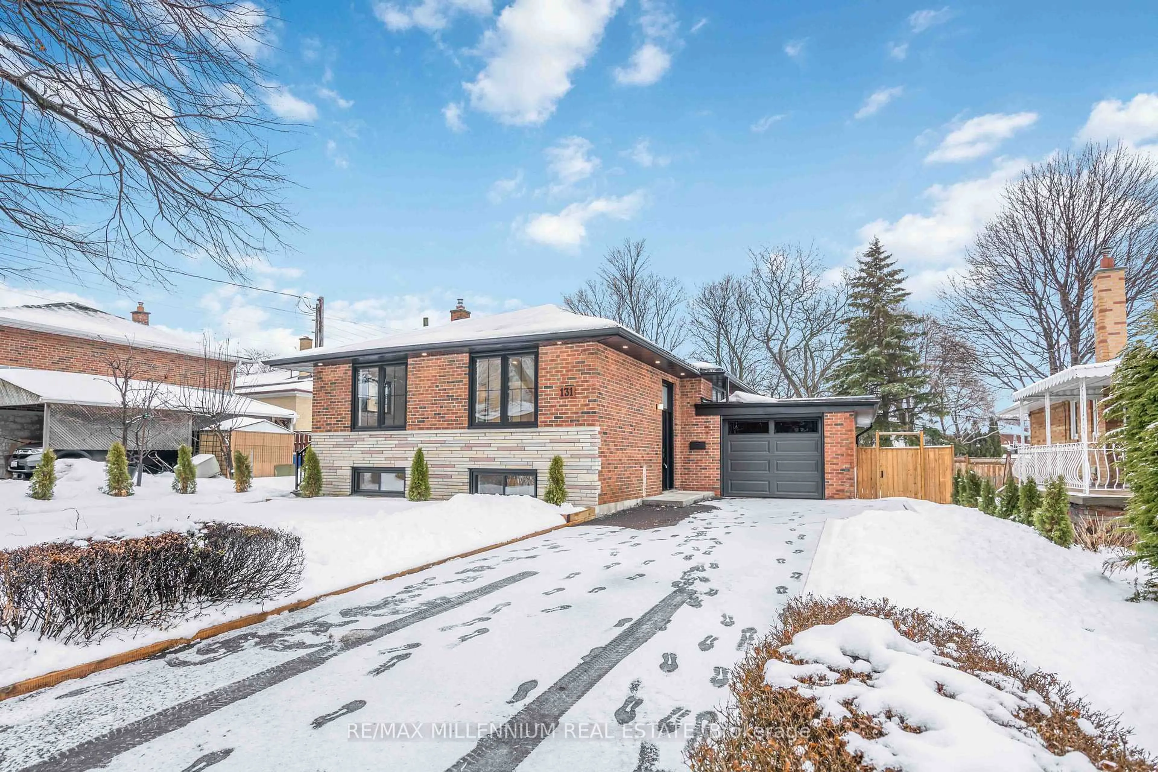 Home with brick exterior material, street for 131 Applefield Dr, Toronto Ontario M1P 3Y5