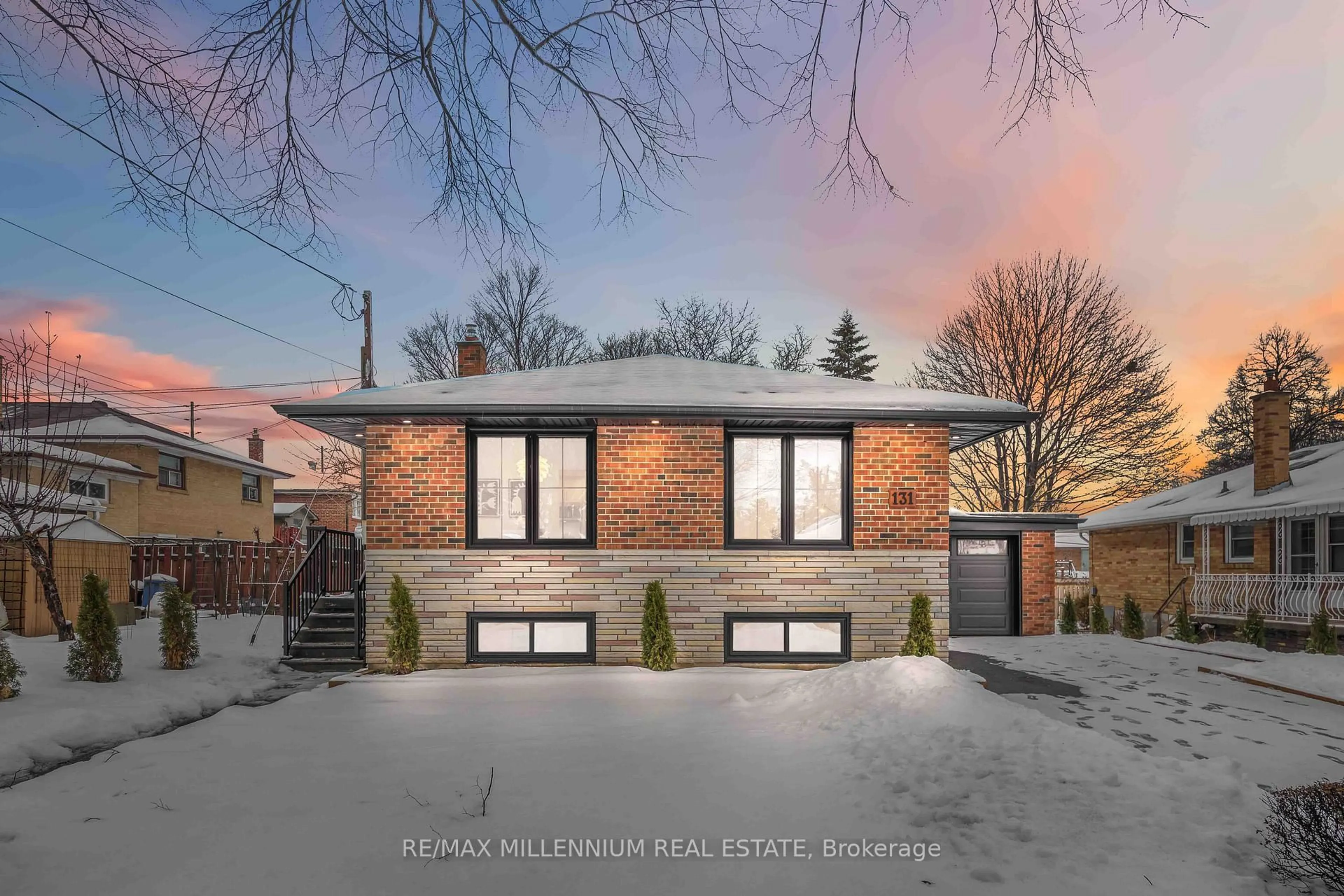 Home with brick exterior material, street for 131 Applefield Dr, Toronto Ontario M1P 3Y5