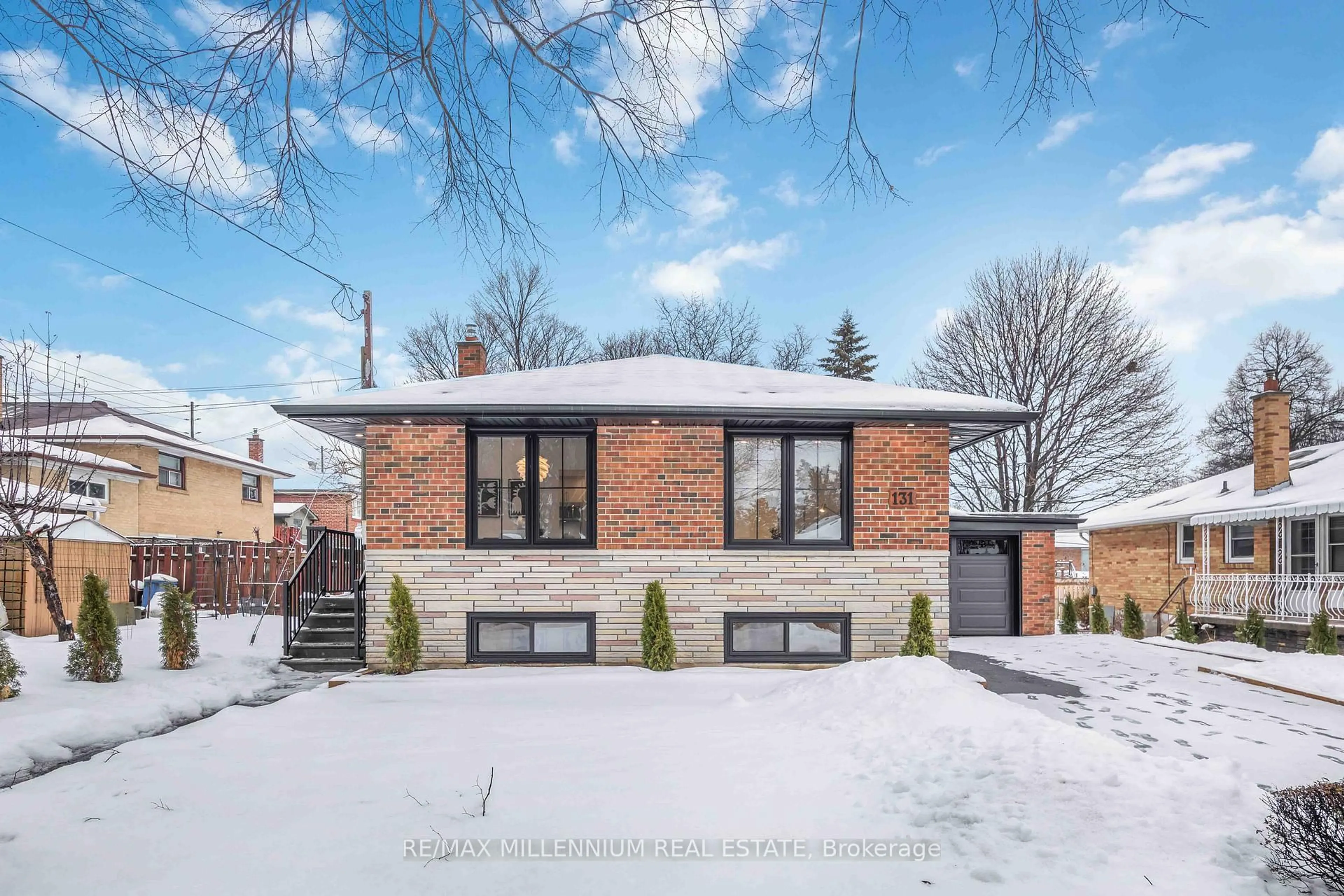 Home with brick exterior material, street for 131 Applefield Dr, Toronto Ontario M1P 3Y5