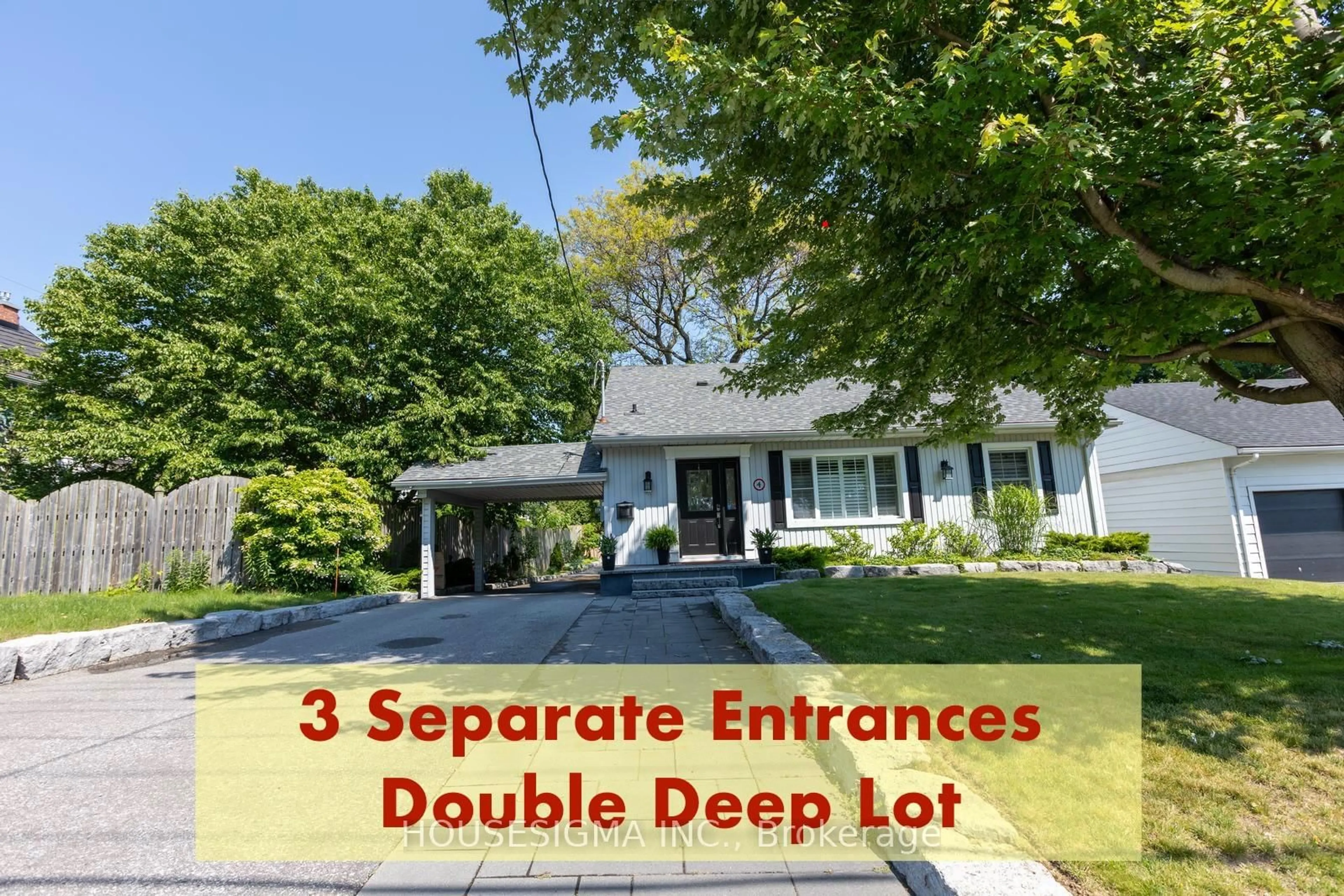 A pic from outside/outdoor area/front of a property/back of a property/a pic from drone, street for 4 Concession St, Clarington Ontario L1C 1Y1