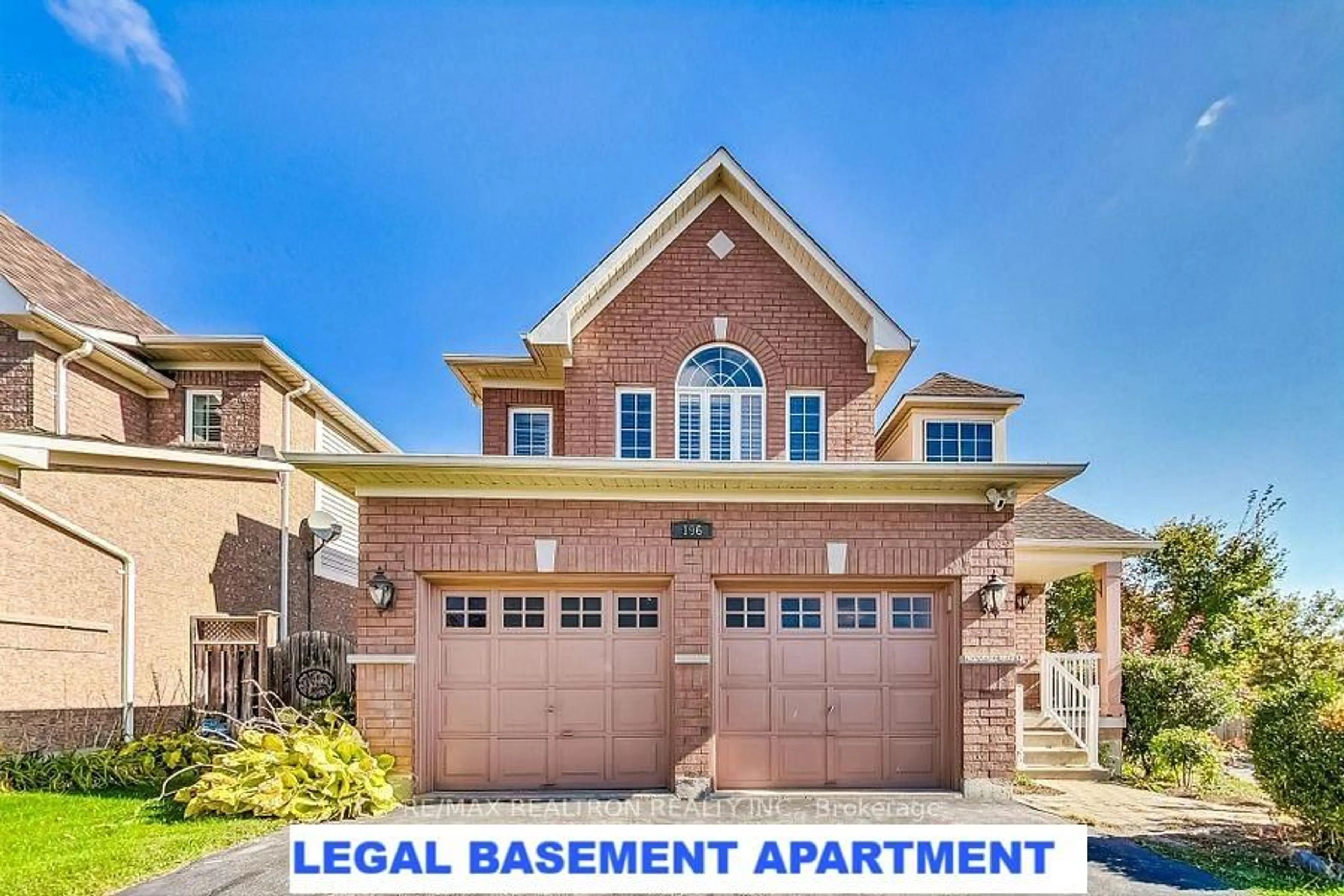 Home with brick exterior material, street for 196 Millburn Dr, Clarington Ontario L1C 5M1