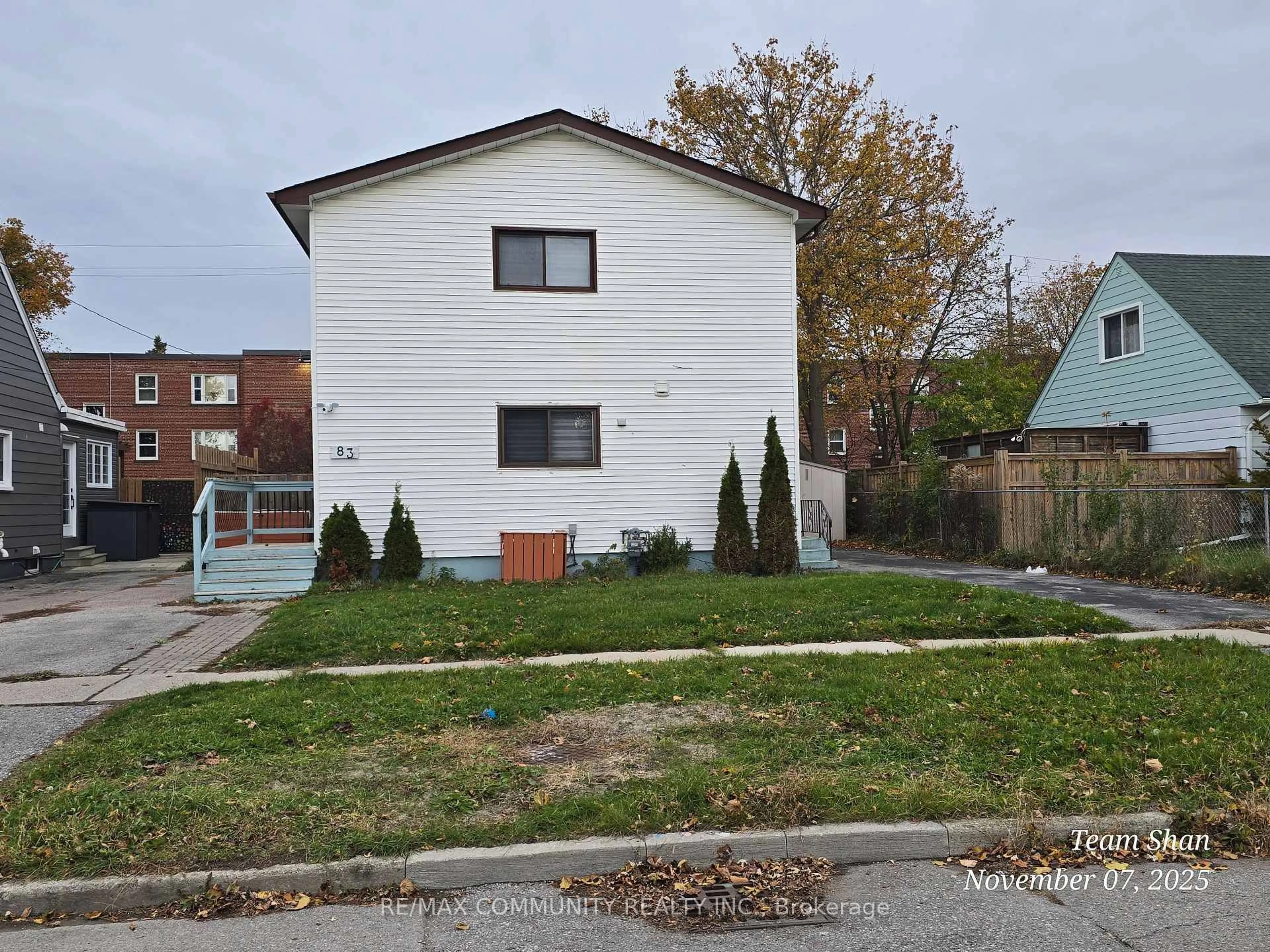 Home with brick exterior material, street for 83 Exeter Rd, Ajax Ontario L1S 2K4