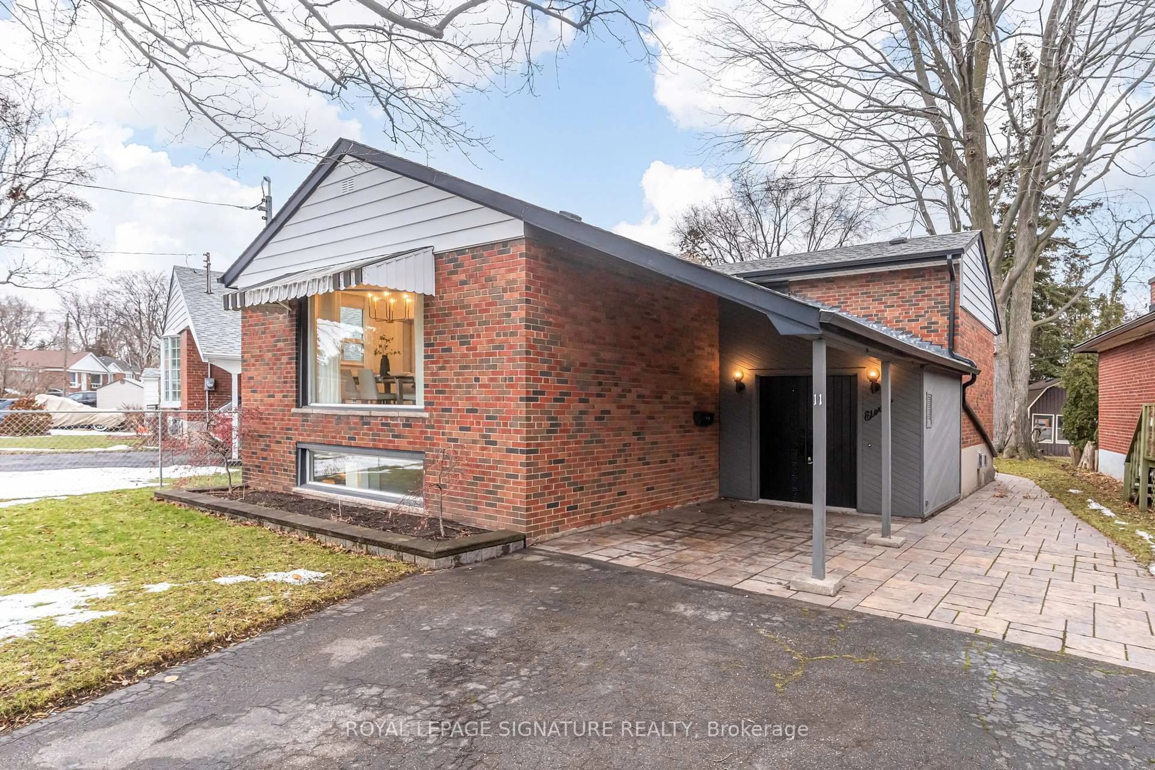 Home with brick exterior material, street for 11 Mackinac Cres, Toronto Ontario M1J 1P8