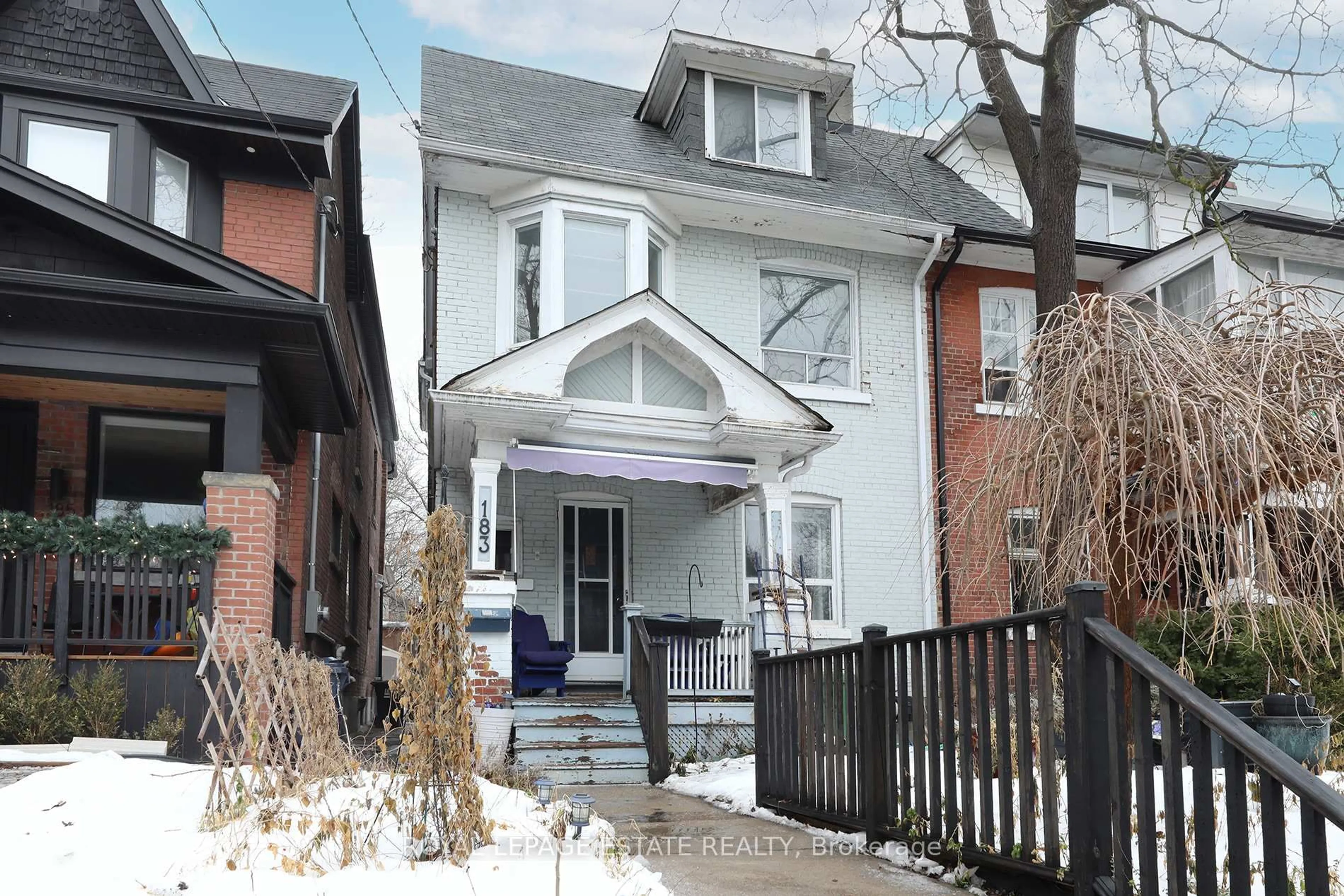 Home with brick exterior material, street for 183 Waverley Rd, Toronto Ontario M4L 3T4