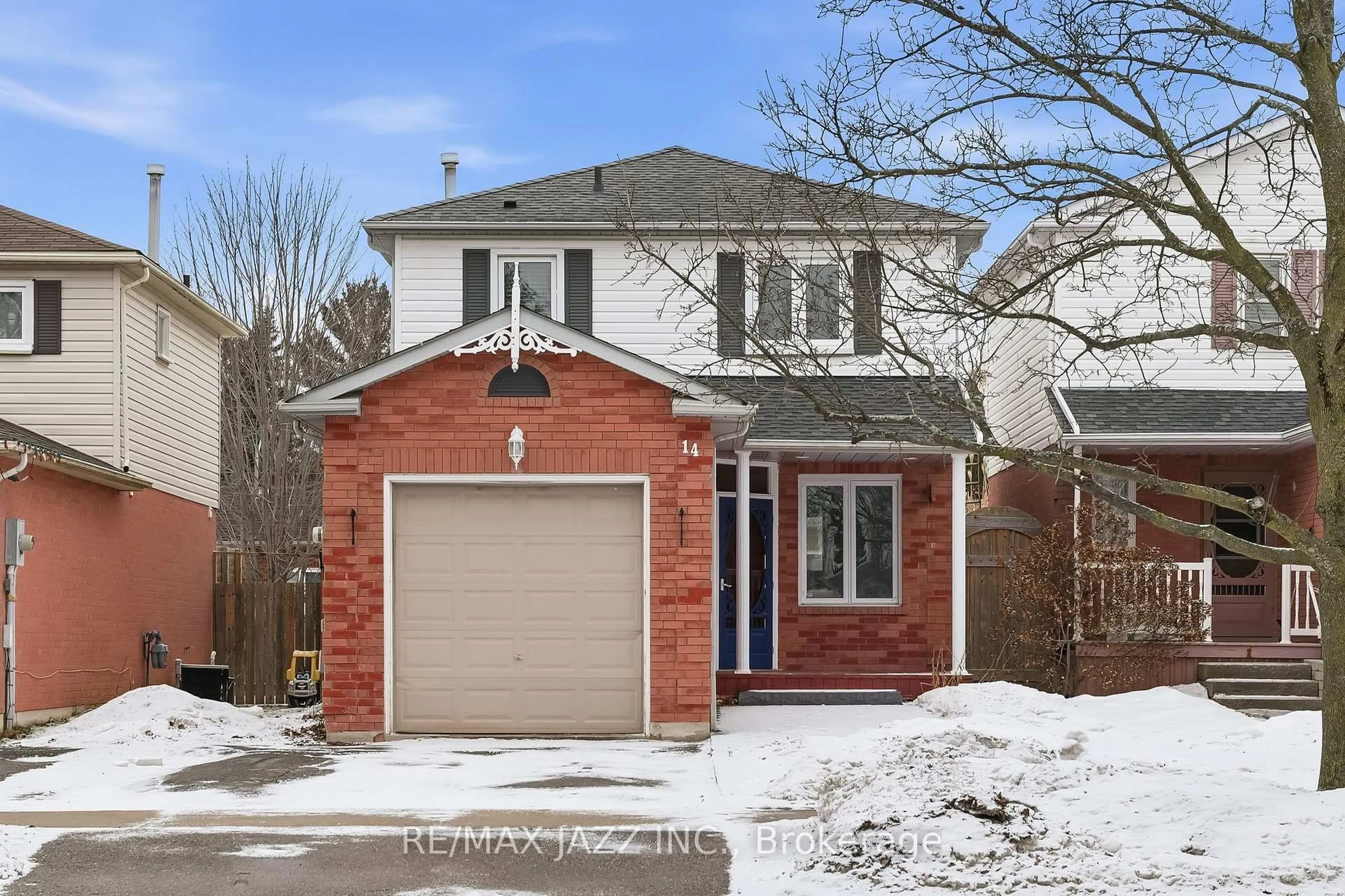 Home with brick exterior material, street for 14 Kershaw St, Clarington Ontario L1C 4S4