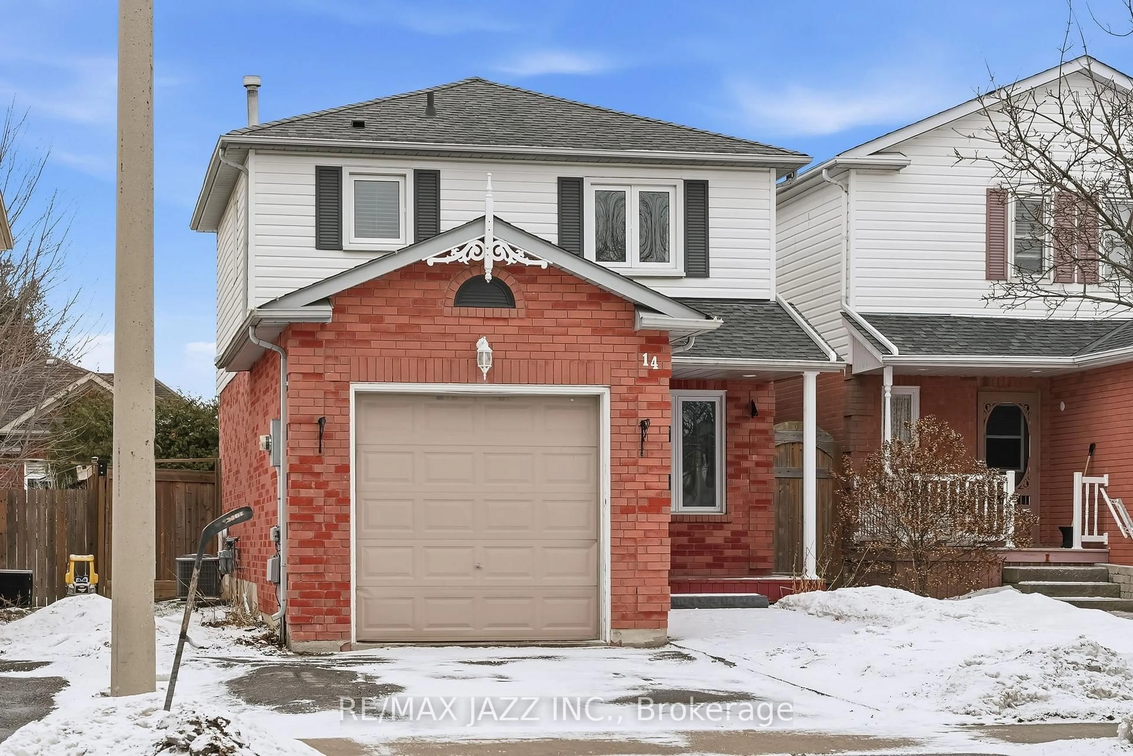 Home with brick exterior material, street for 14 Kershaw St, Clarington Ontario L1C 4S4