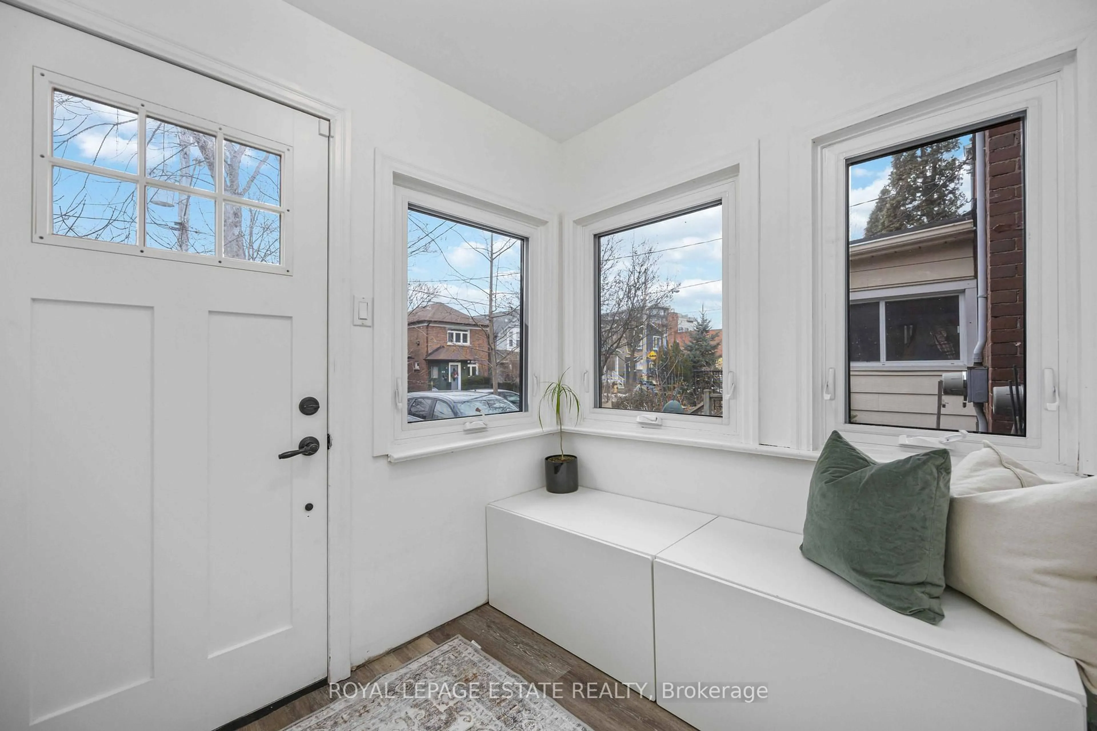 Indoor entryway for 24 Hannaford St, Toronto Ontario M4E 3G7