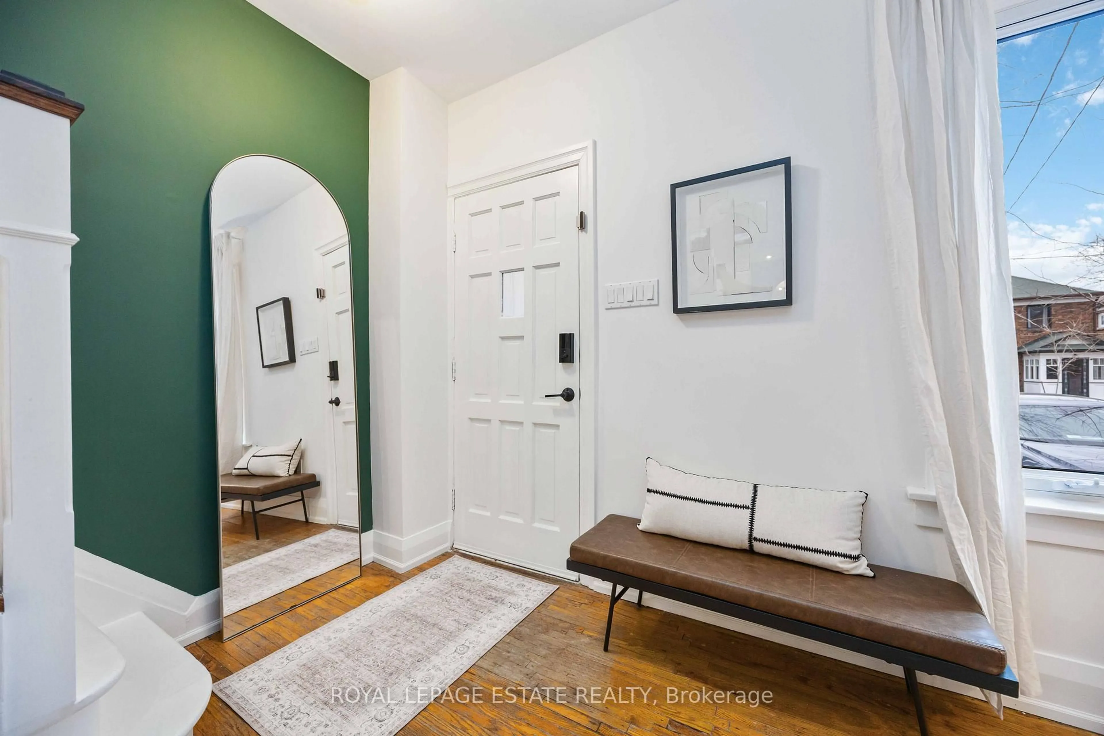 Indoor entryway for 24 Hannaford St, Toronto Ontario M4E 3G7