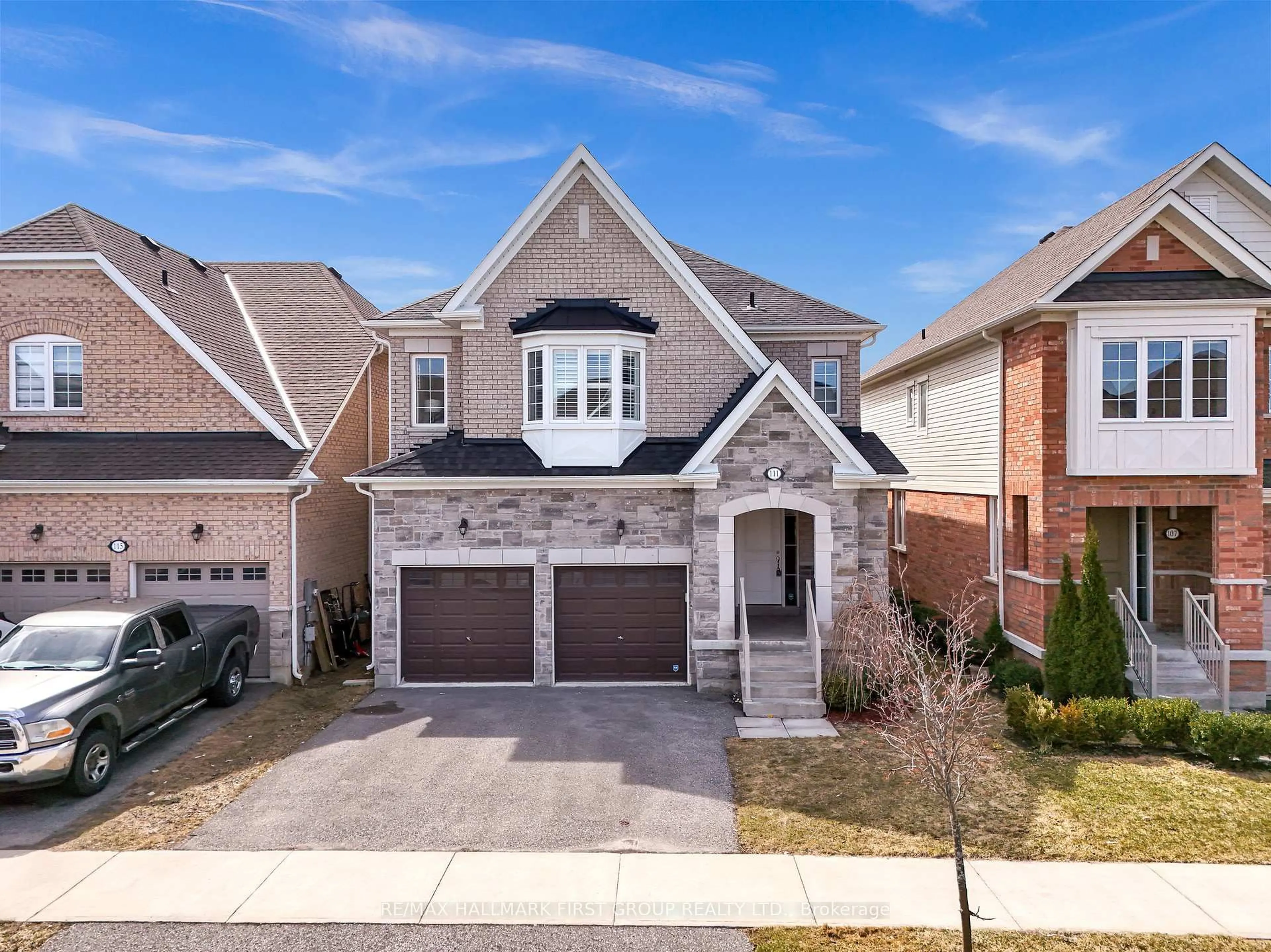 Home with brick exterior material, street for 111 Fred Jackman Ave, Clarington Ontario L1C 0T4