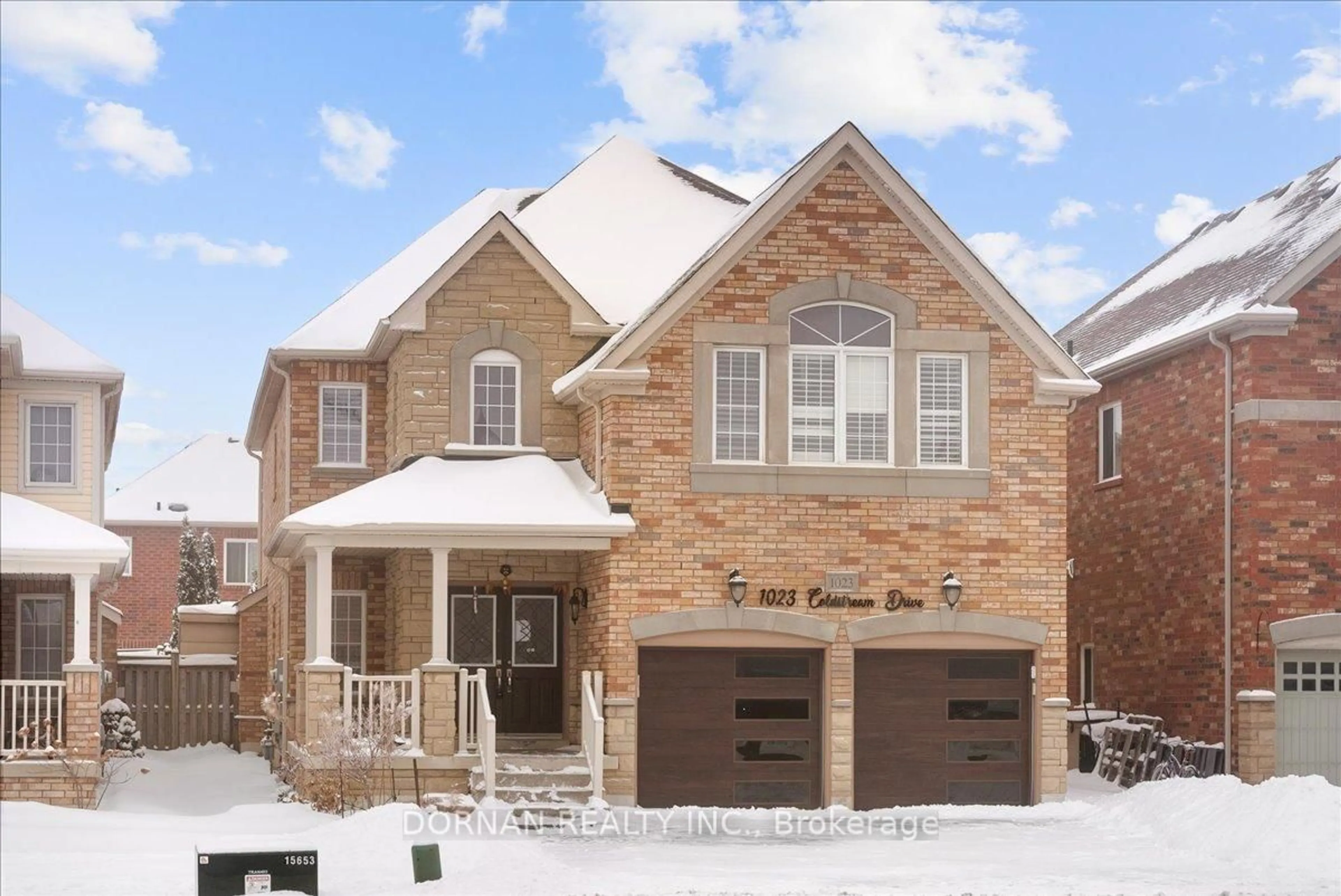 Home with brick exterior material, street for 1023 Coldstream Dr, Oshawa Ontario L1K 0J6