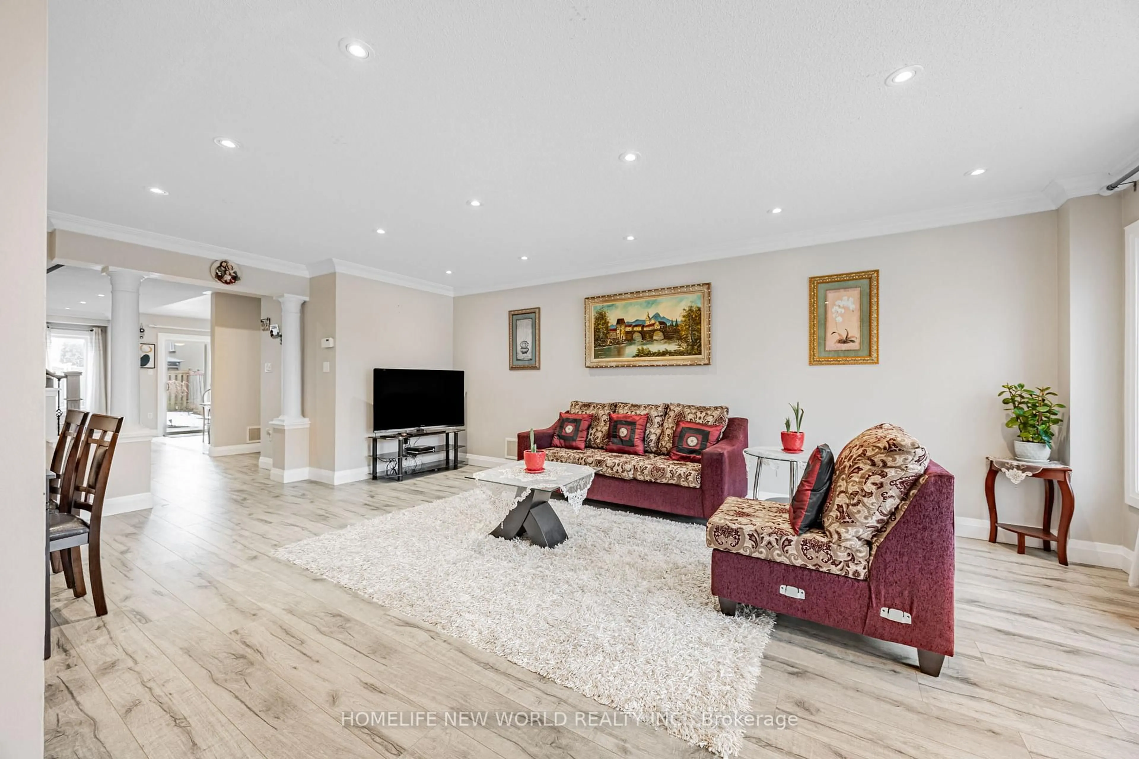 Living room with furniture, unknown for 7 Batt Cres, Ajax Ontario L1T 4M2