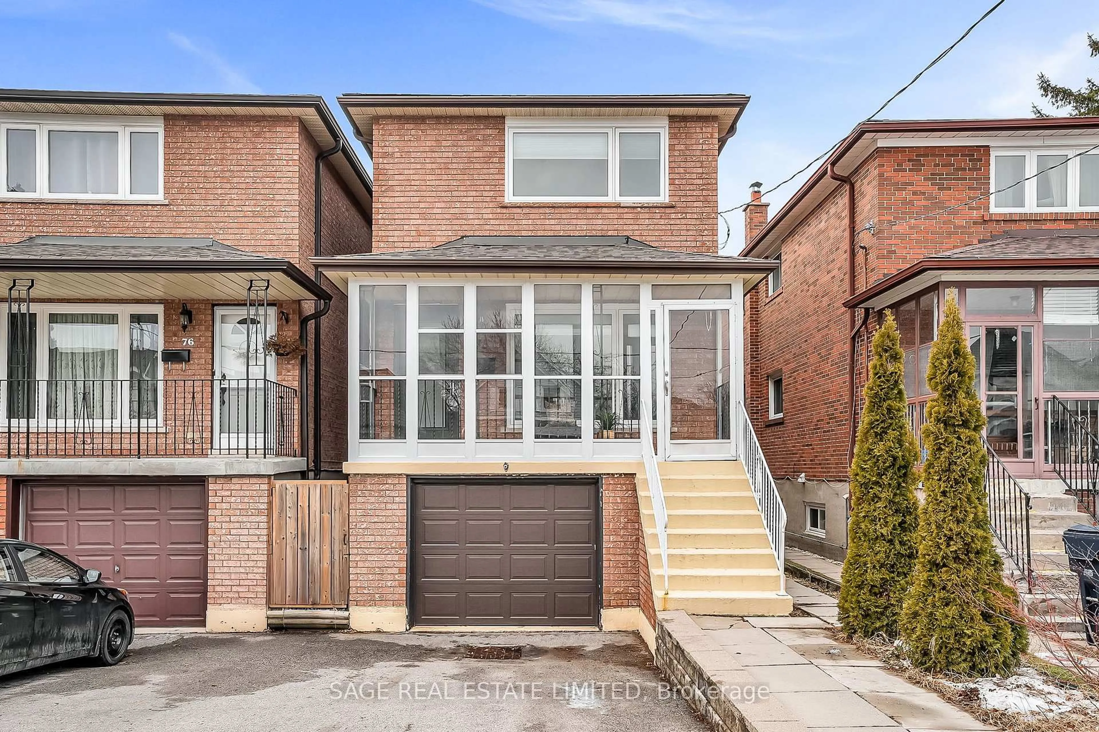 Home with brick exterior material, street for 78 Heale Ave, Toronto Ontario M1N 3X8