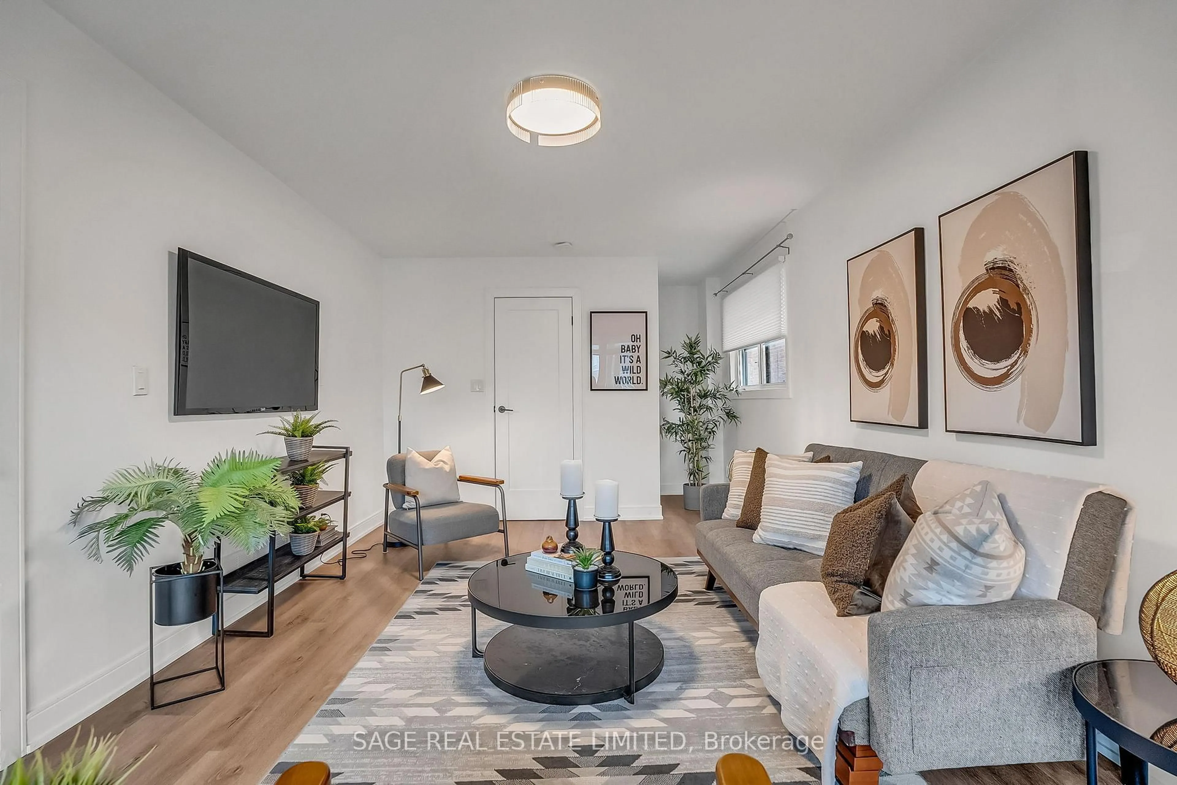 Living room with furniture, unknown for 78 Heale Ave, Toronto Ontario M1N 3X8