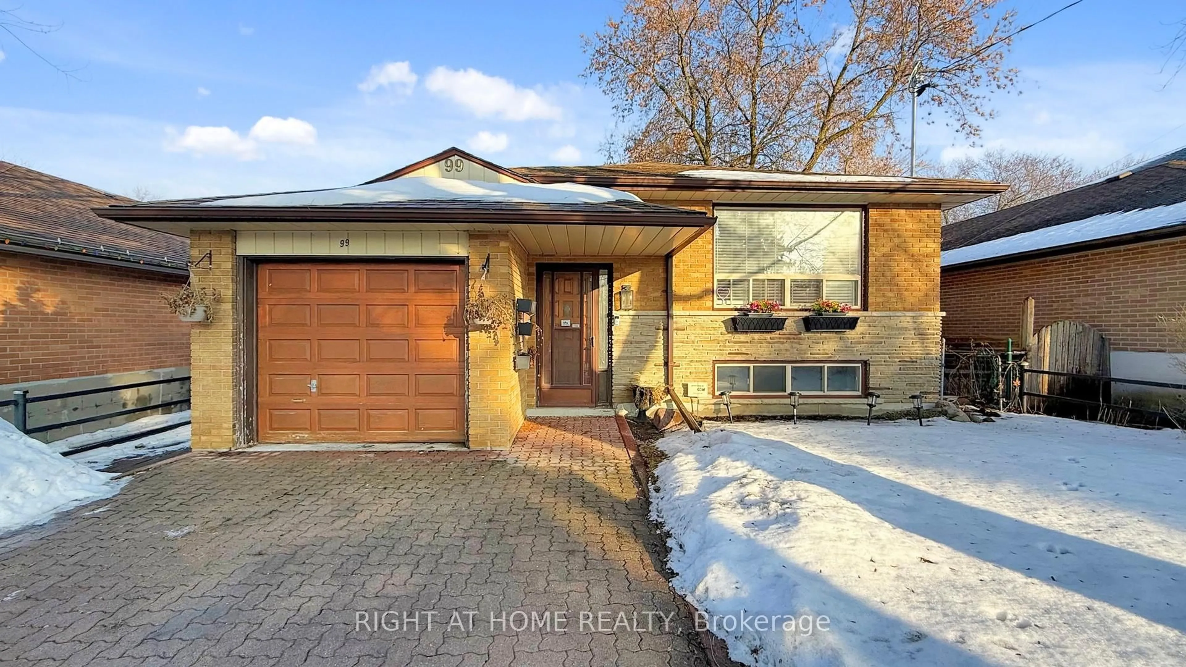 Home with brick exterior material, street for 99 Poplar Rd, Toronto Ontario M1E 1Z5