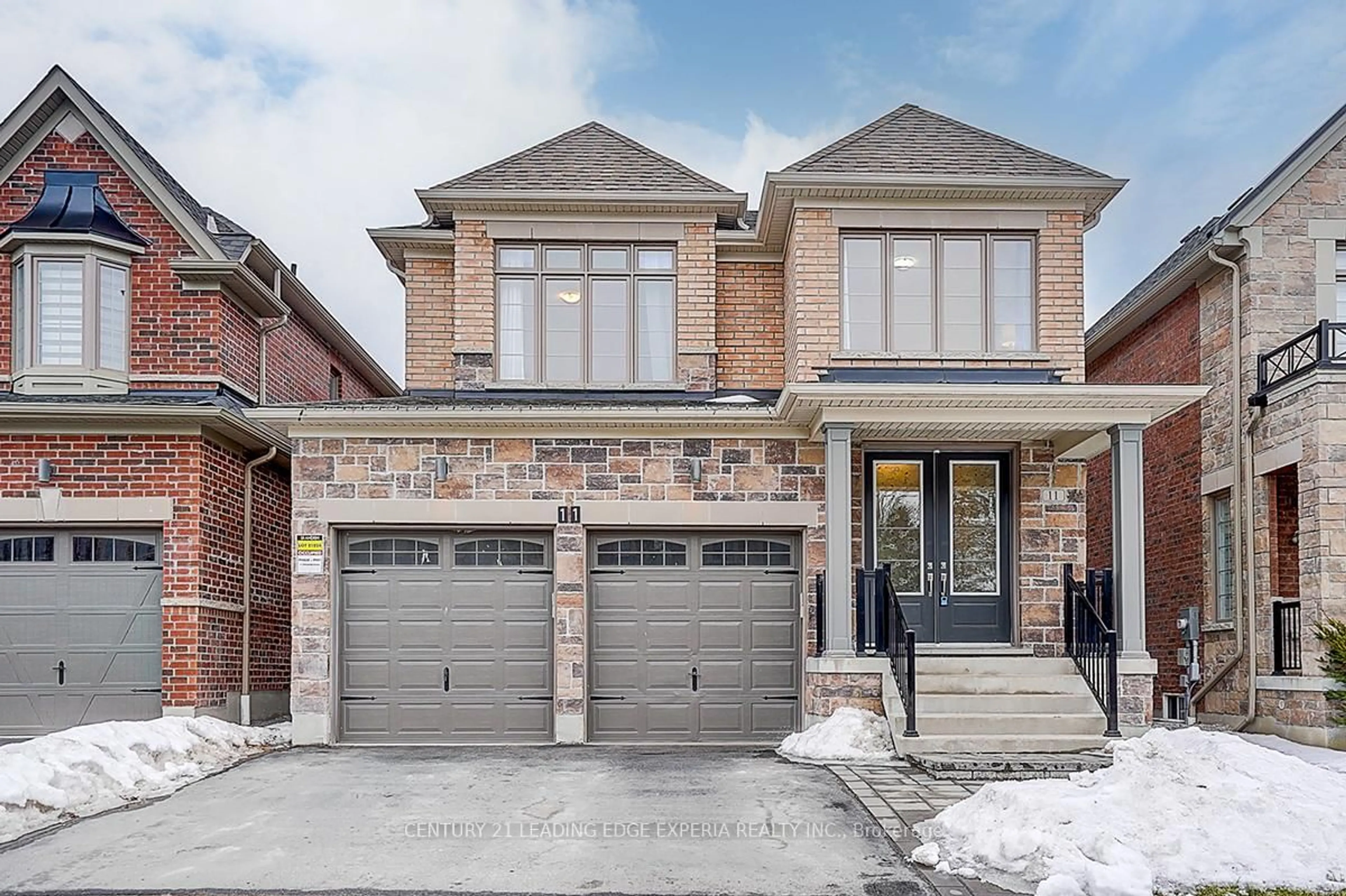 Home with brick exterior material, street for 11 Micklefield Ave, Whitby Ontario L1P 0C2