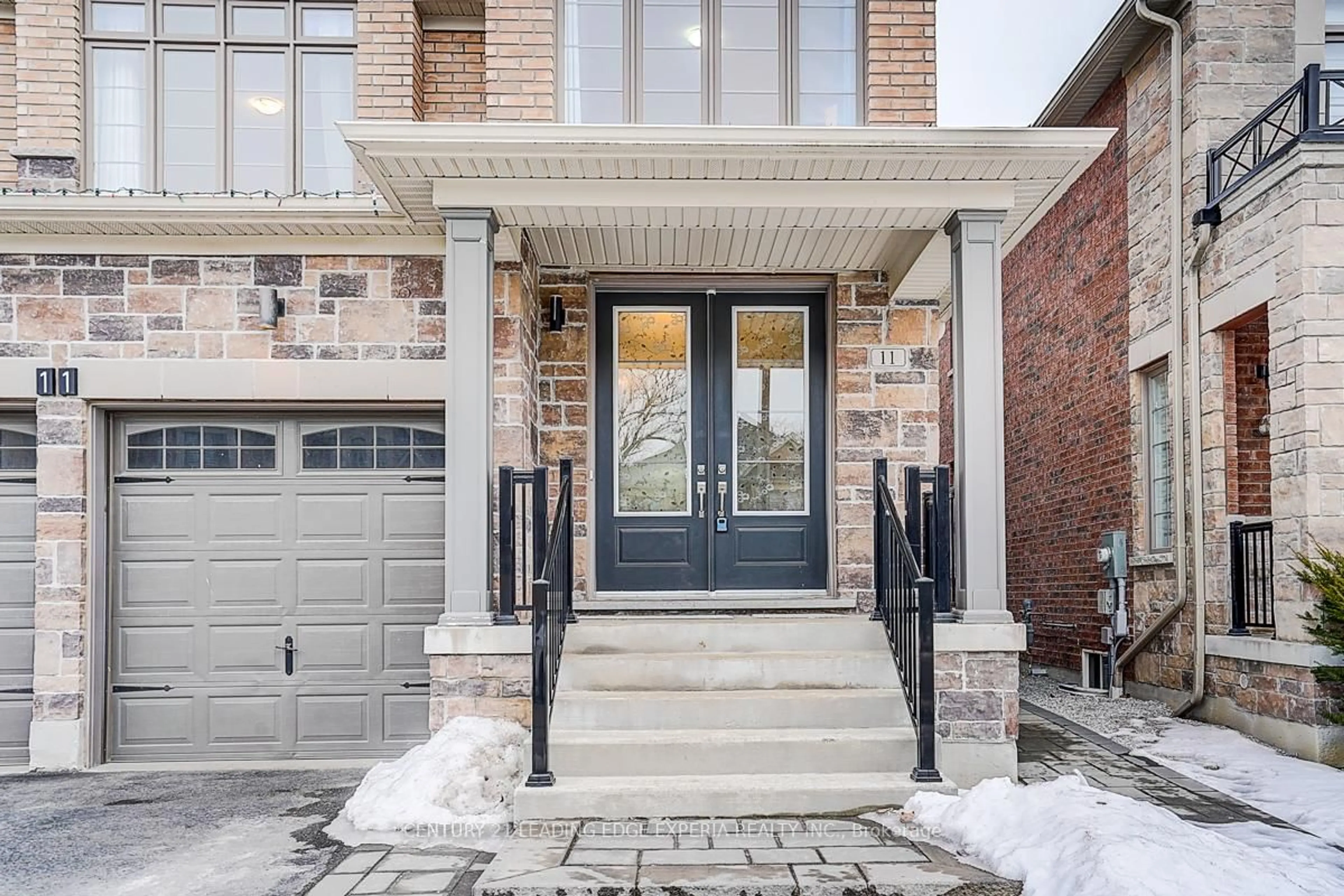 Home with brick exterior material, street for 11 Micklefield Ave, Whitby Ontario L1P 0C2