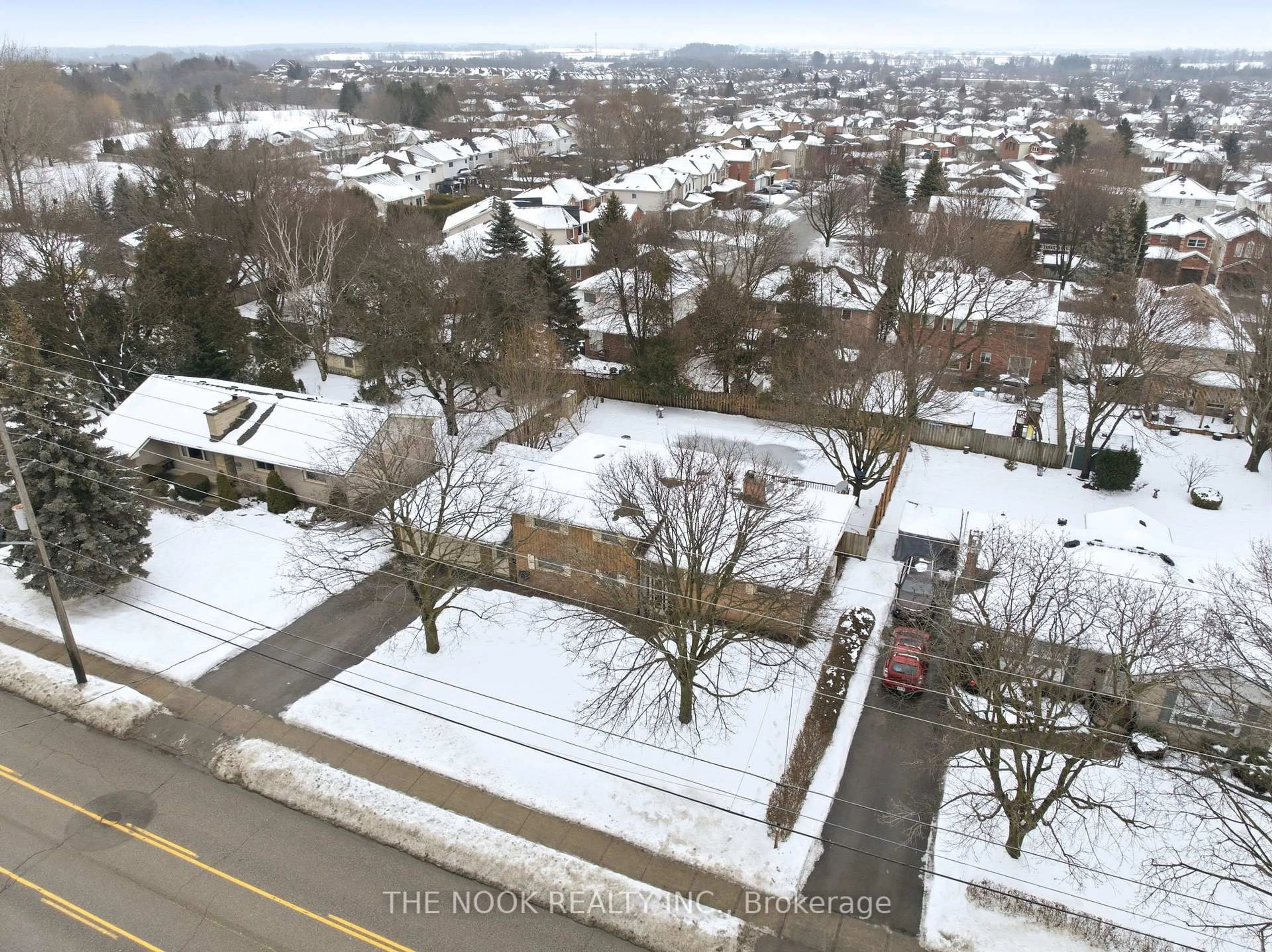 A pic from outside/outdoor area/front of a property/back of a property/a pic from drone, street for 159 Liberty St, Clarington Ontario L1C 2M2
