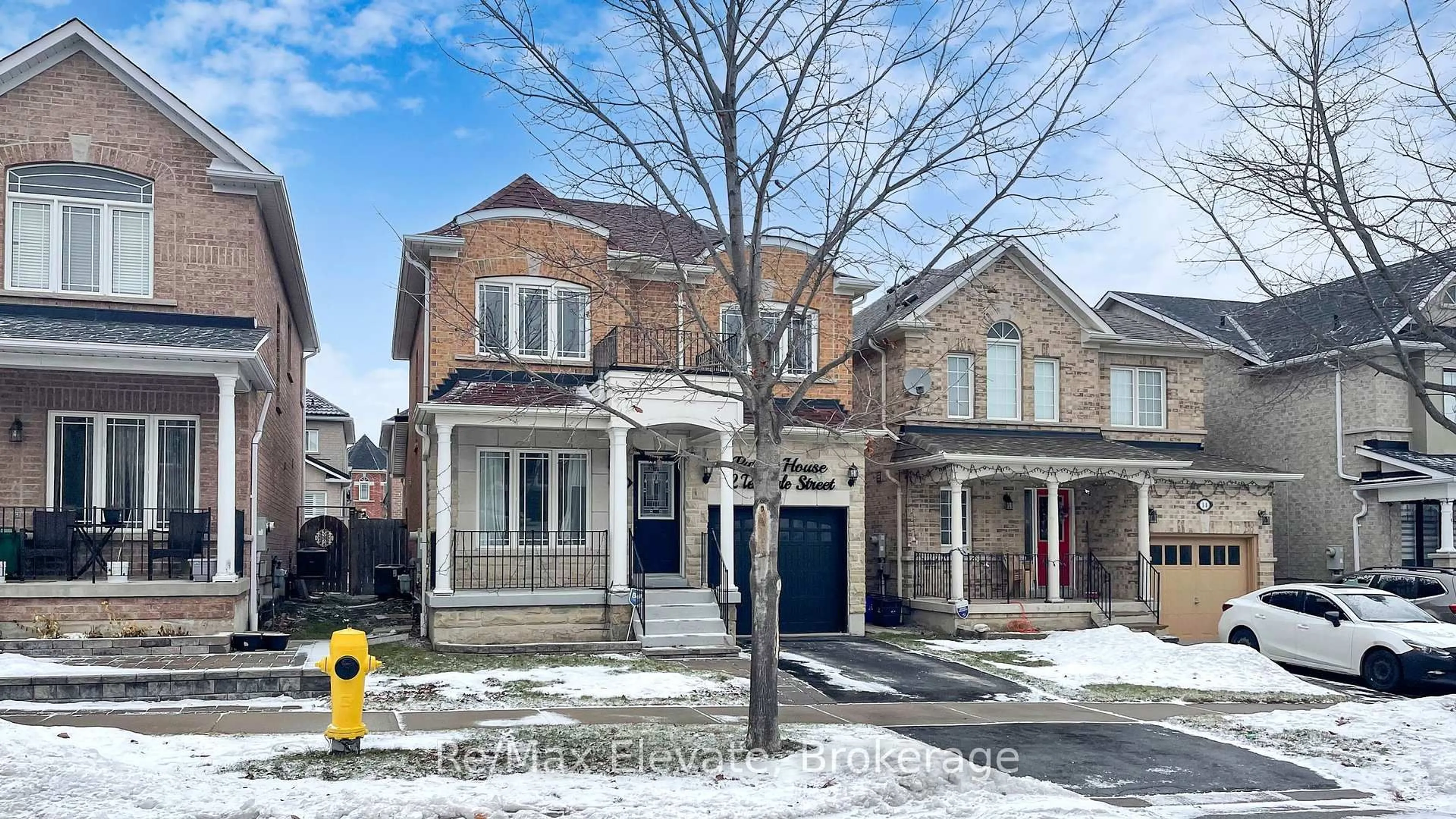 Home with brick exterior material, street for 12 Teasdale St, Ajax Ontario L1Z 2A7