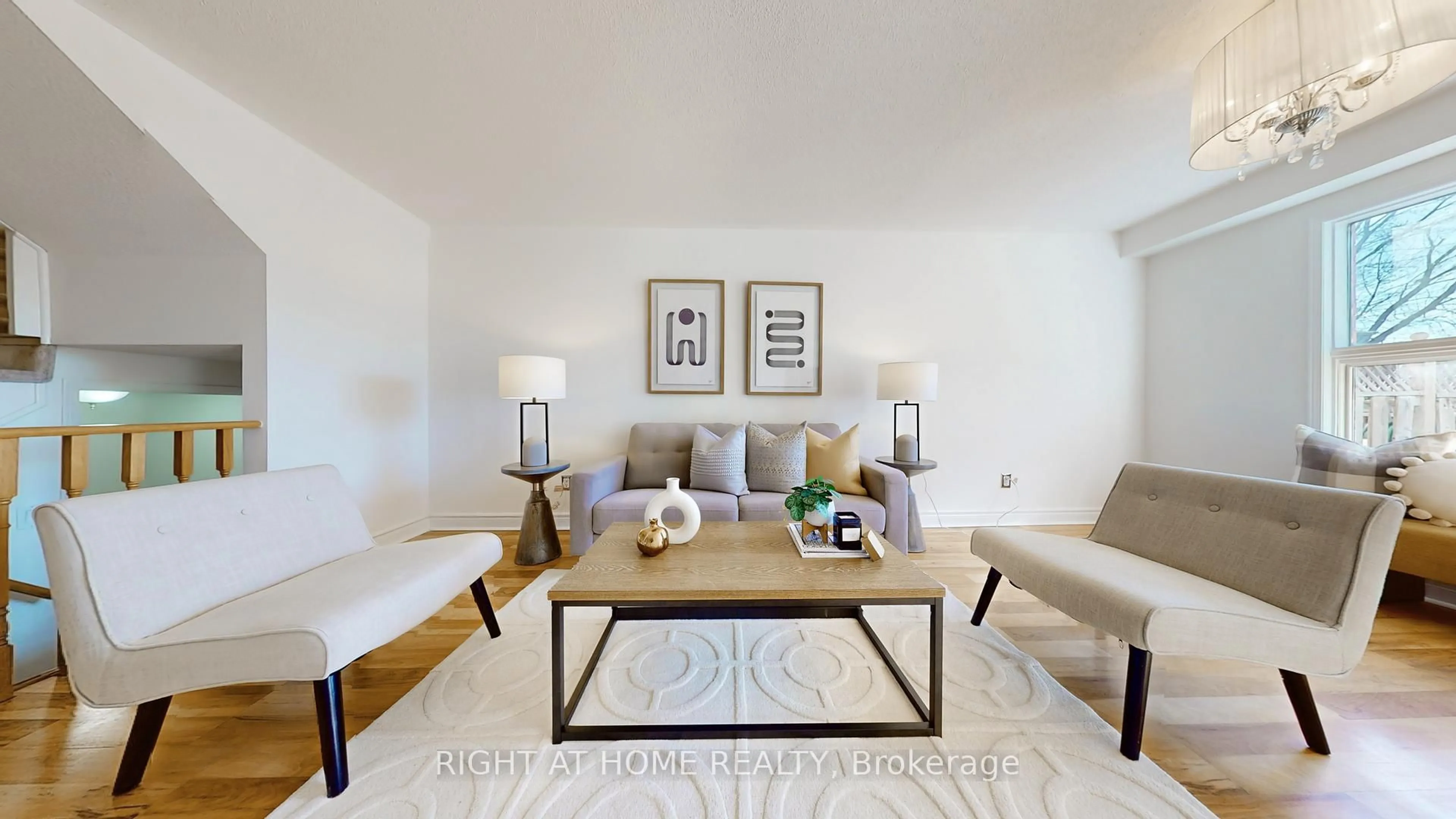 Living room with furniture, unknown for 112 Creekwood Cres, Whitby Ontario L1R 2K4