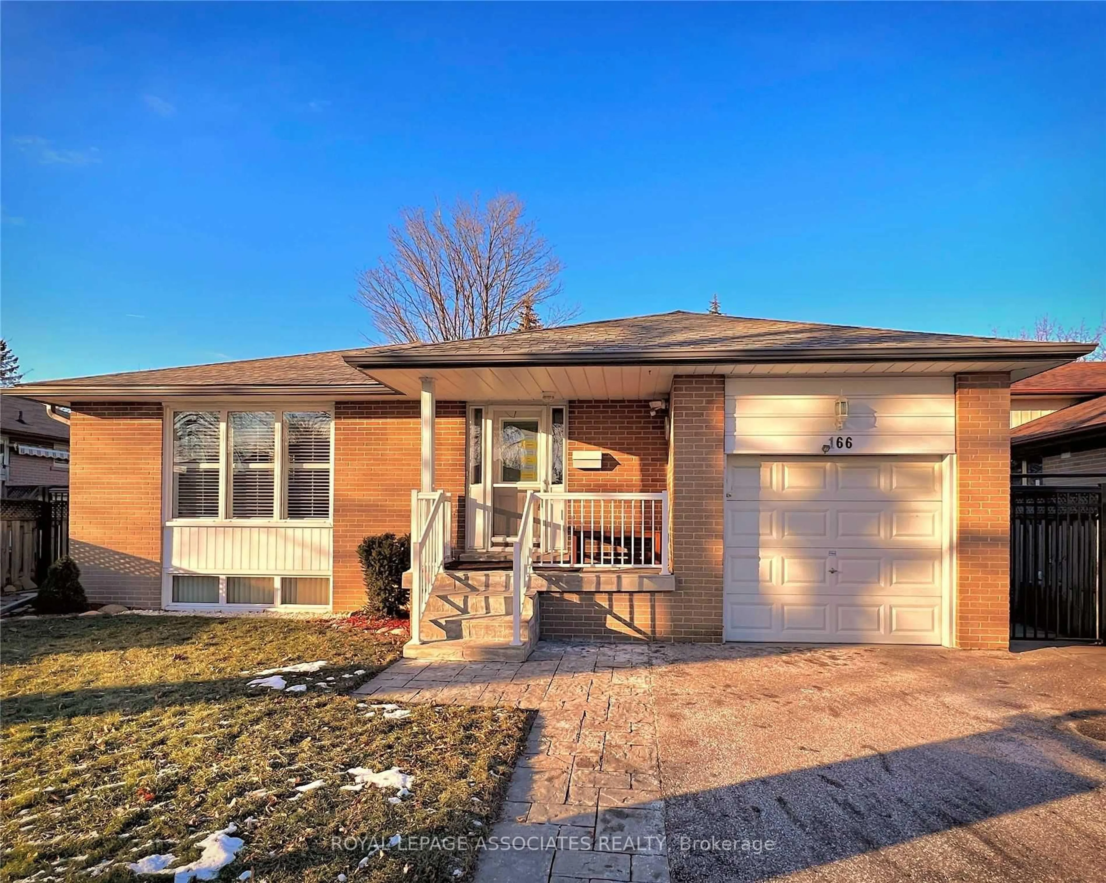 Home with brick exterior material, street for 166 Lynnbrook Dr, Toronto Ontario M1H 2N5