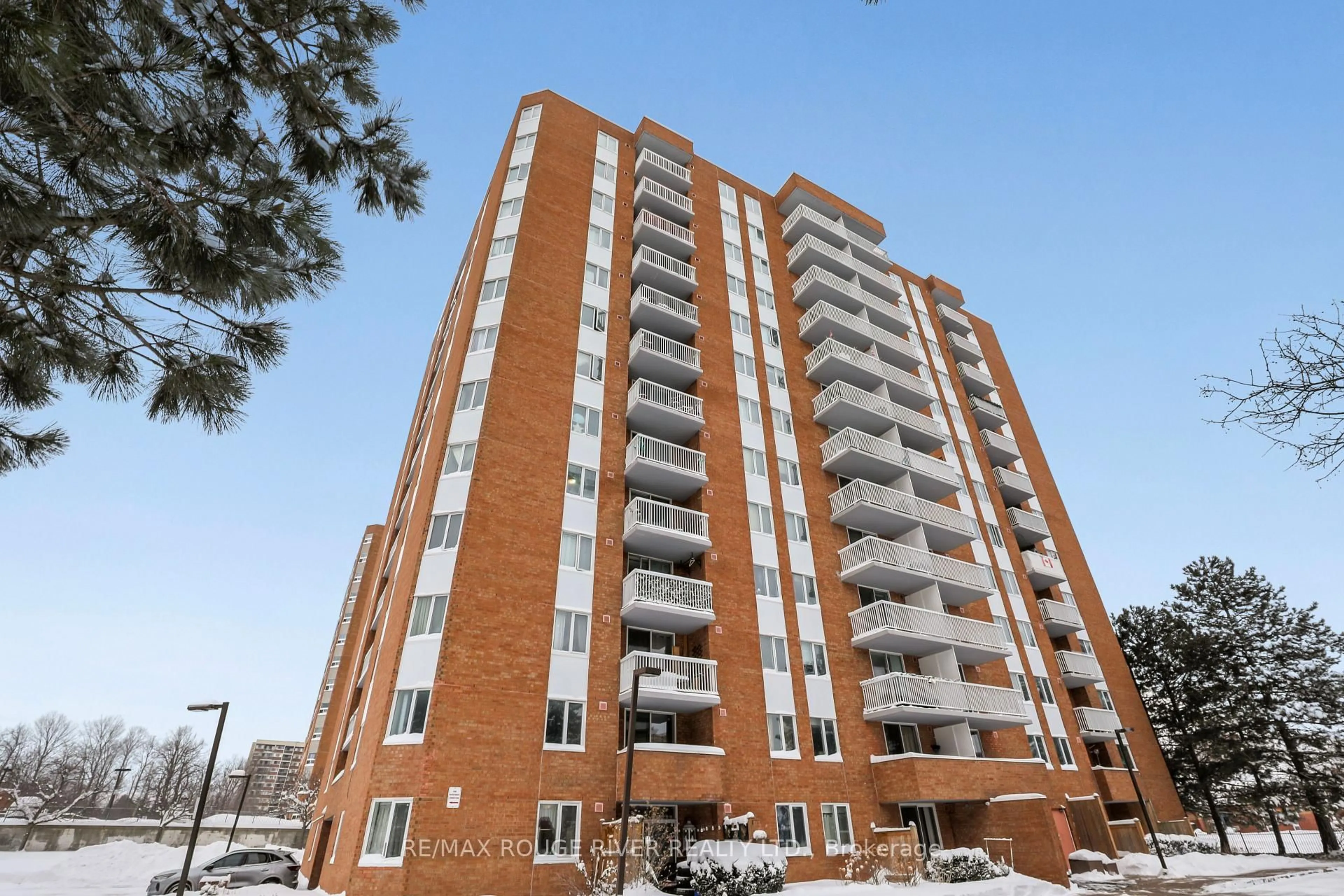 Home with brick exterior material, building for 15 Sewells Rd #405, Toronto Ontario M1B 3V7