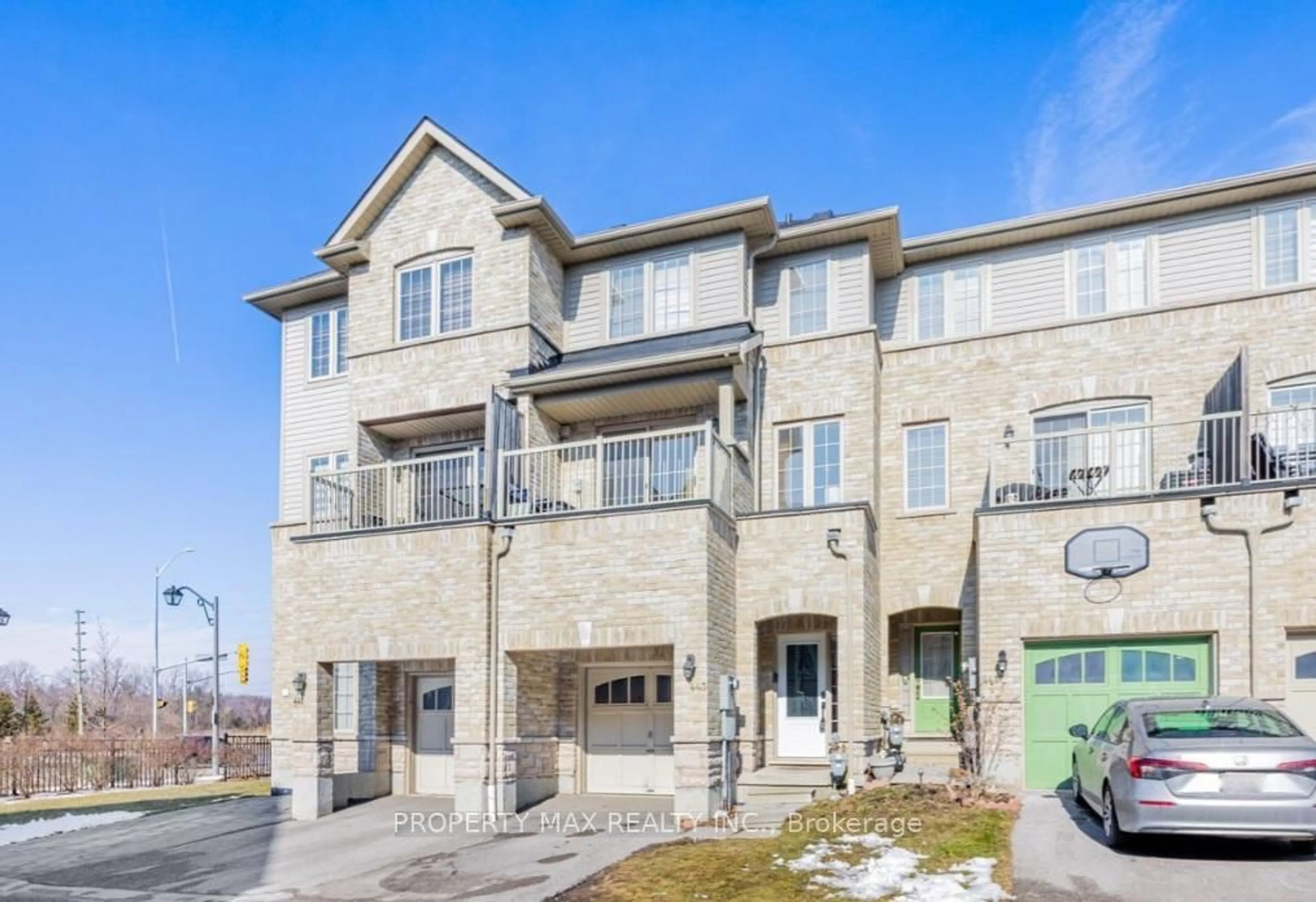 Home with brick exterior material, building for 443 Rossland Rd, Ajax Ontario L1Z 0K8