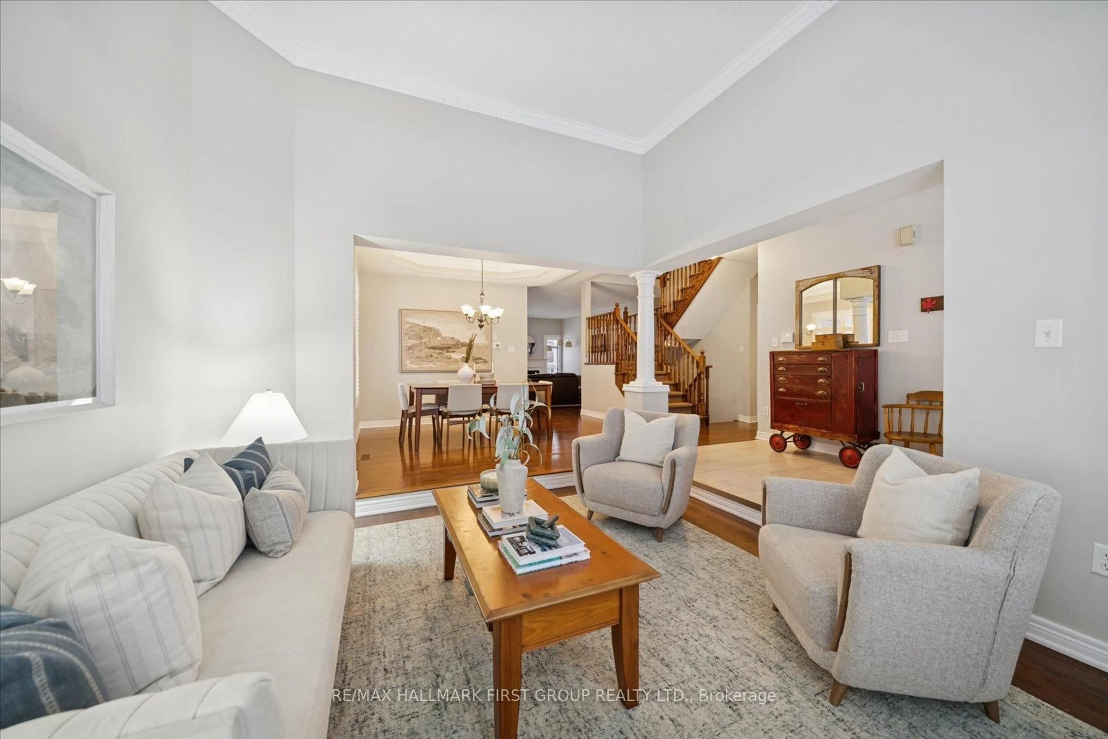 Living room with furniture, unknown for 19 Elder Cres, Whitby Ontario L1M 2H6