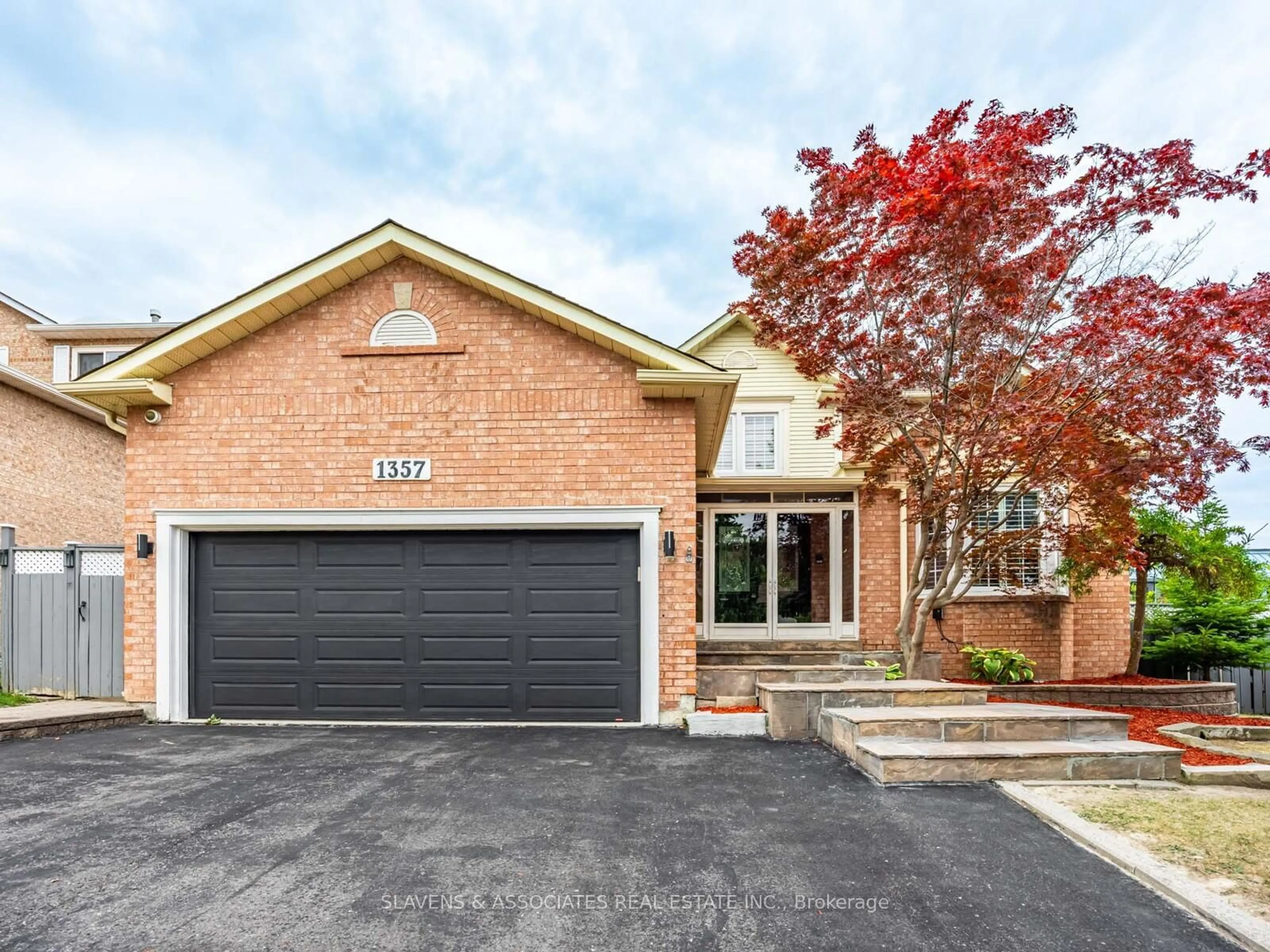 Home with brick exterior material, street for 1357 Rougemount Dr, Pickering Ontario L1V 1N2