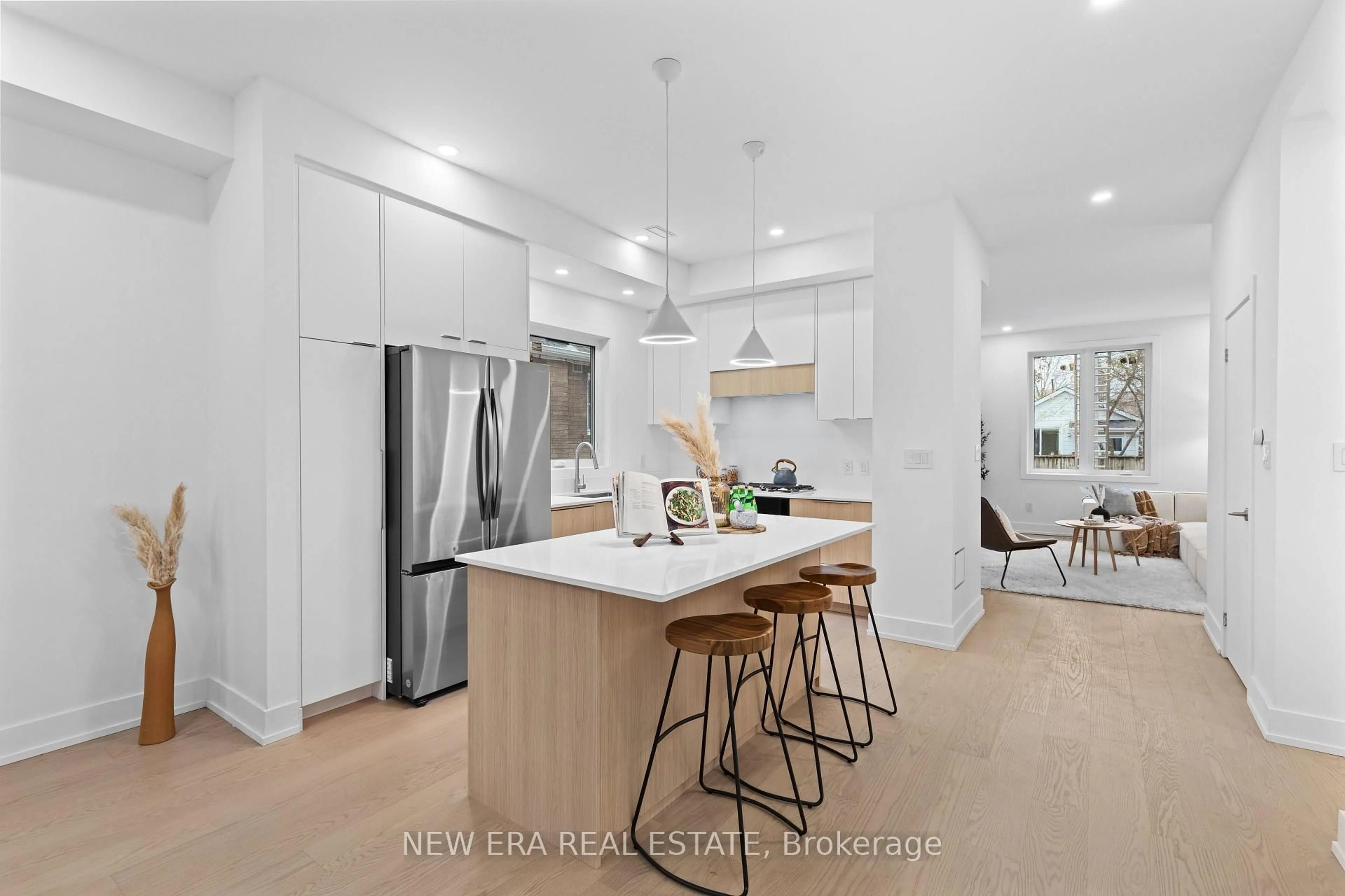 Open concept kitchen, unknown for 148 Rhodes Ave, Toronto Ontario M4L 3A1