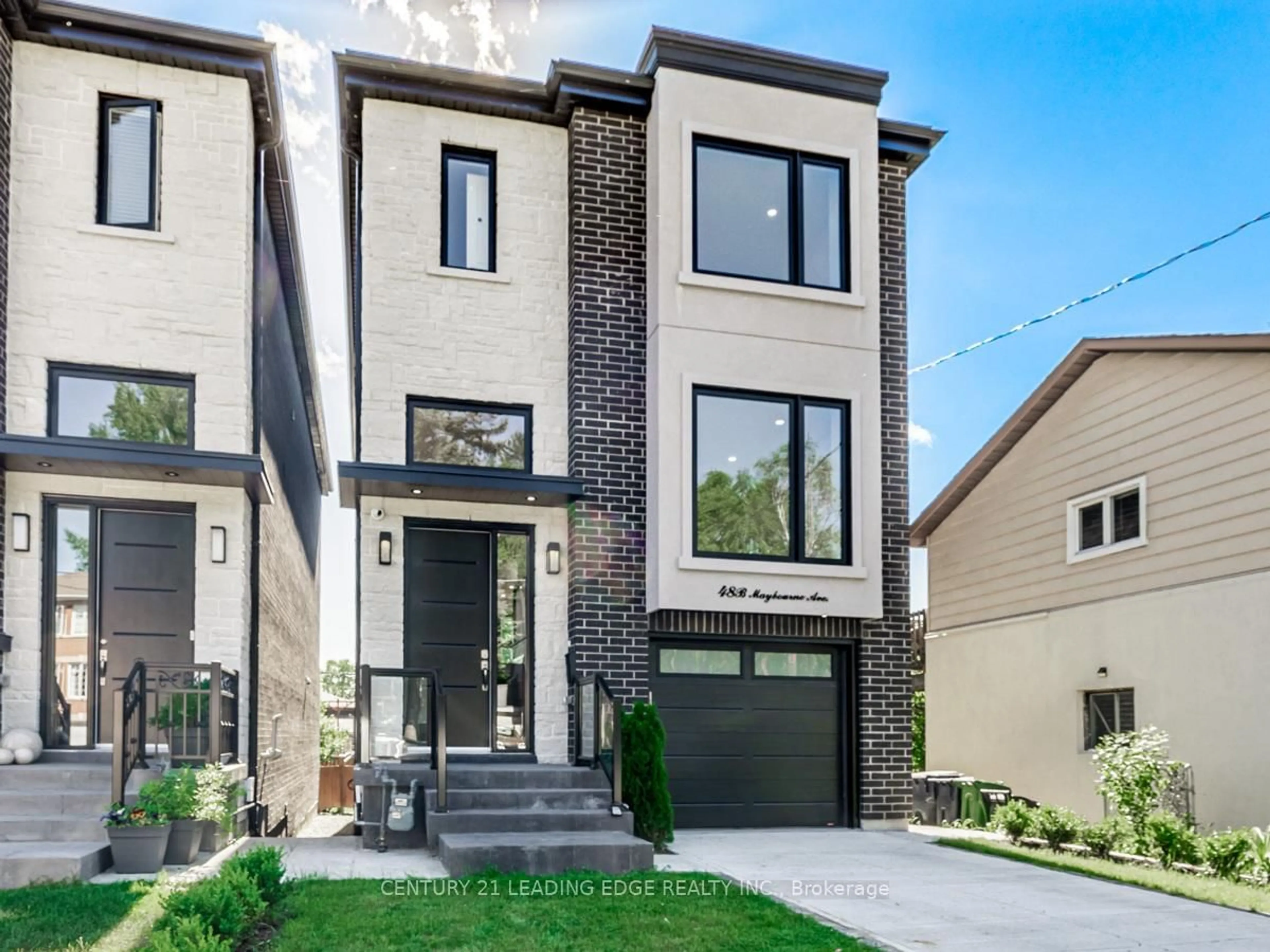 Home with brick exterior material, street for 48B Maybourne Ave, Toronto Ontario M1L 2V9