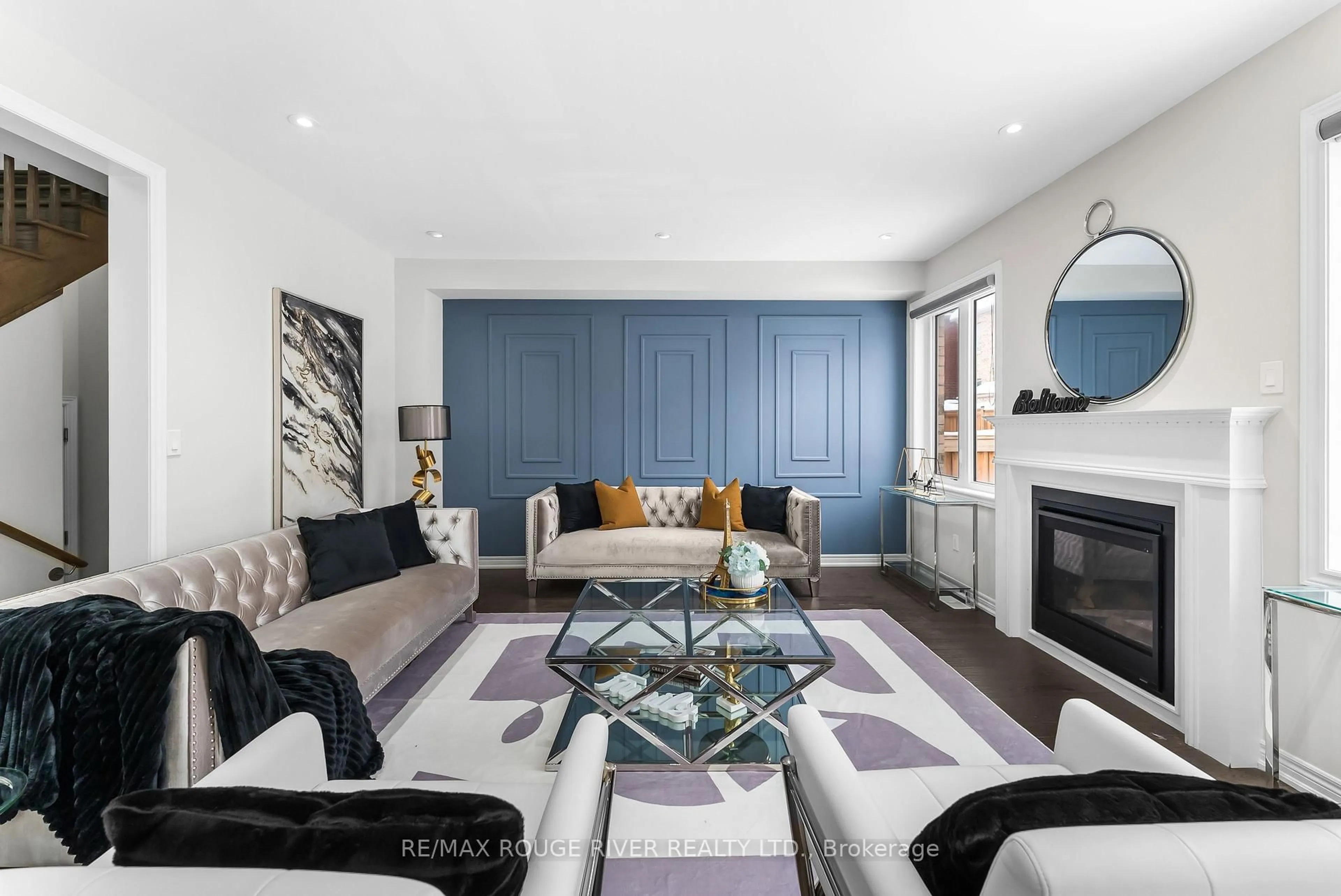 Living room with furniture, unknown for 1137 Enchanted Cres, Pickering Ontario L1X 0H1