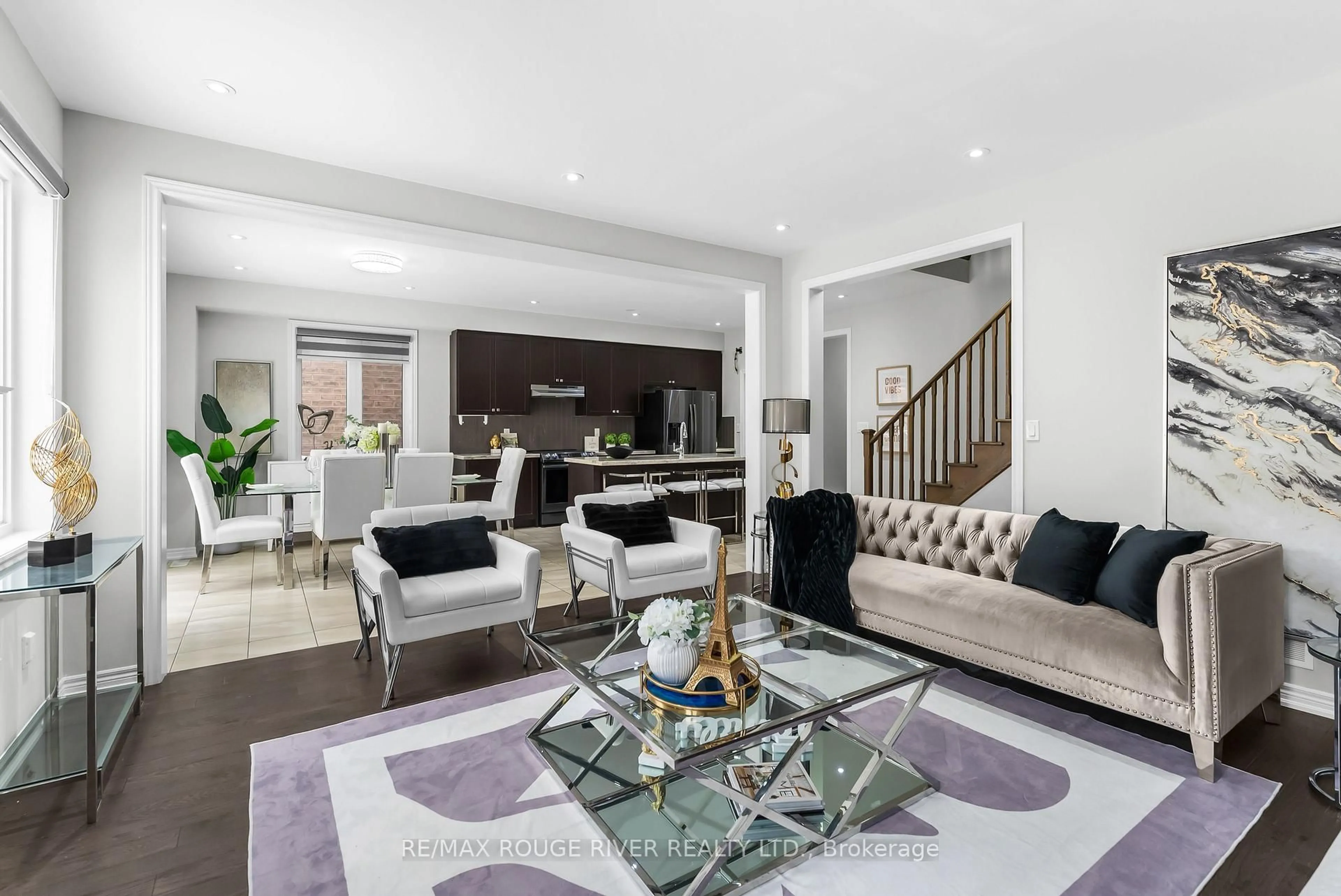 Living room with furniture, unknown for 1137 Enchanted Cres, Pickering Ontario L1X 0H1