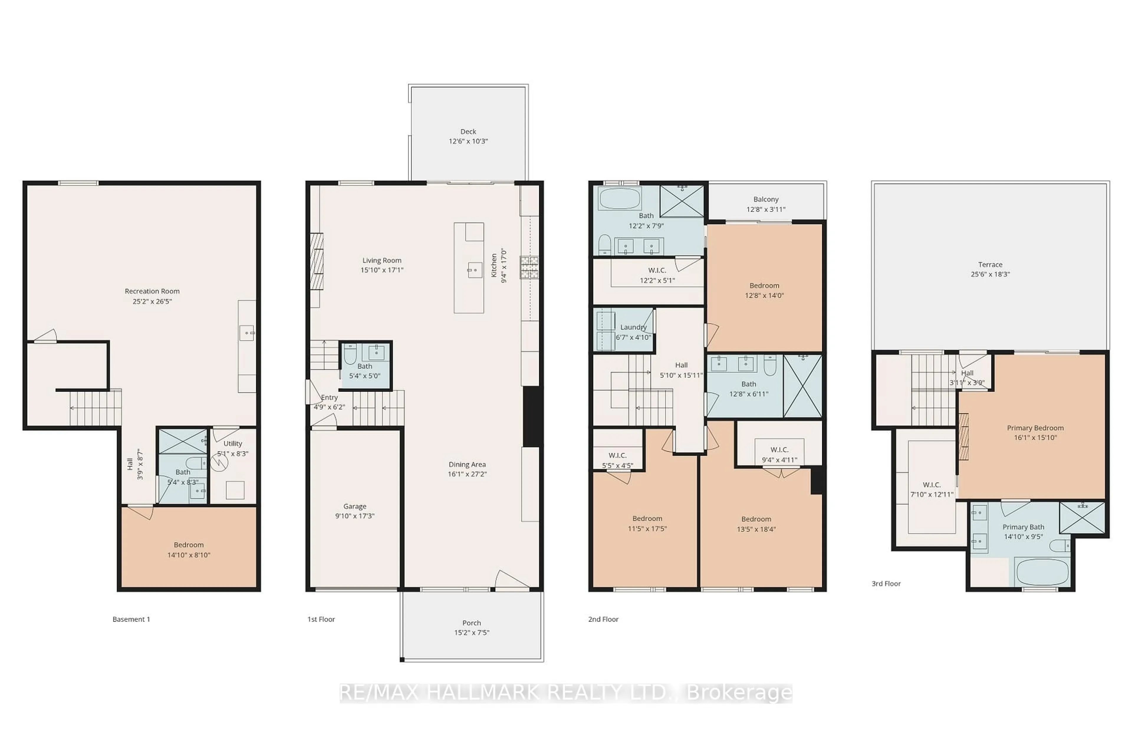 Floor plan for 68 Rhodes Ave, Toronto Ontario M4L 2Z9