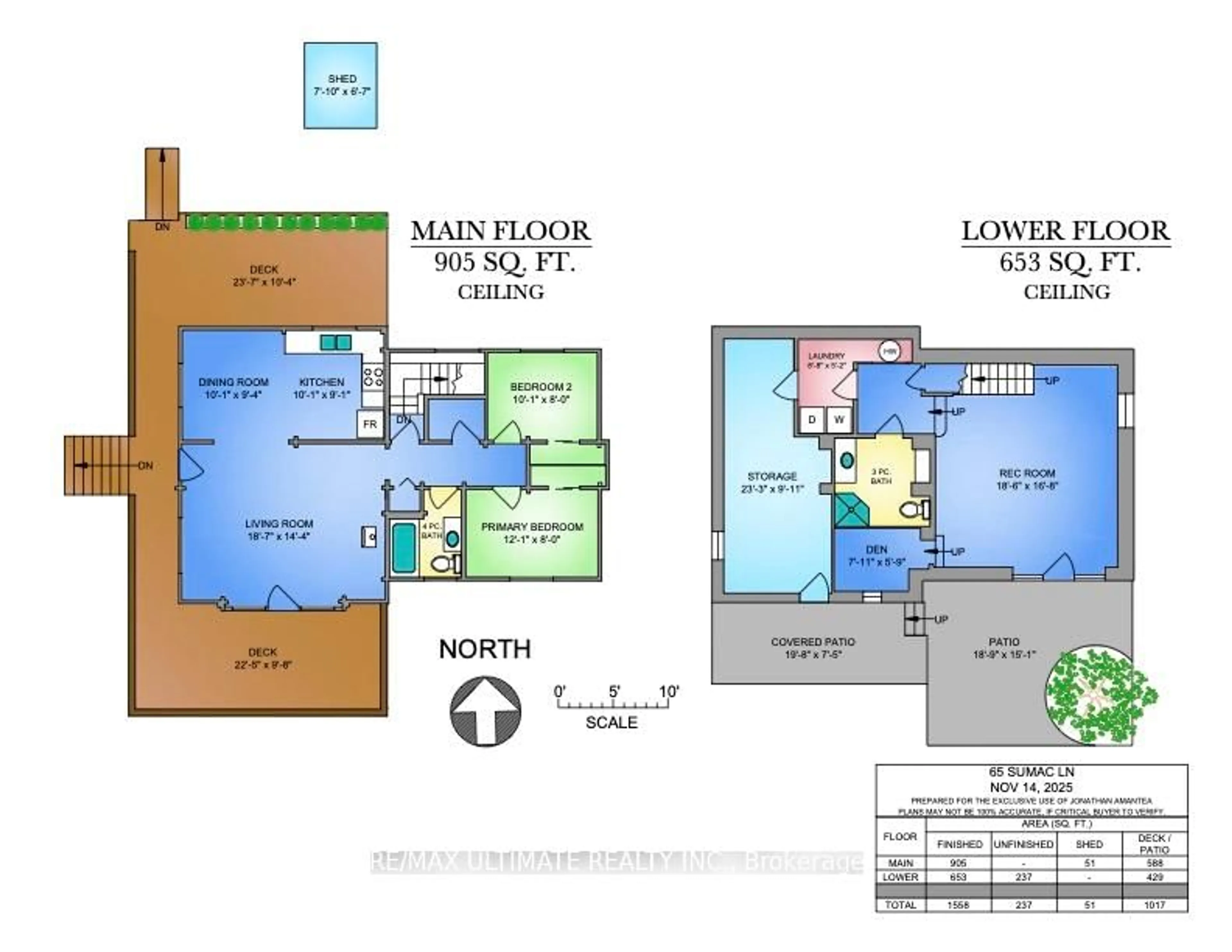 Floor plan for 65 Sumac Lane, Scugog Ontario L9L 2C3