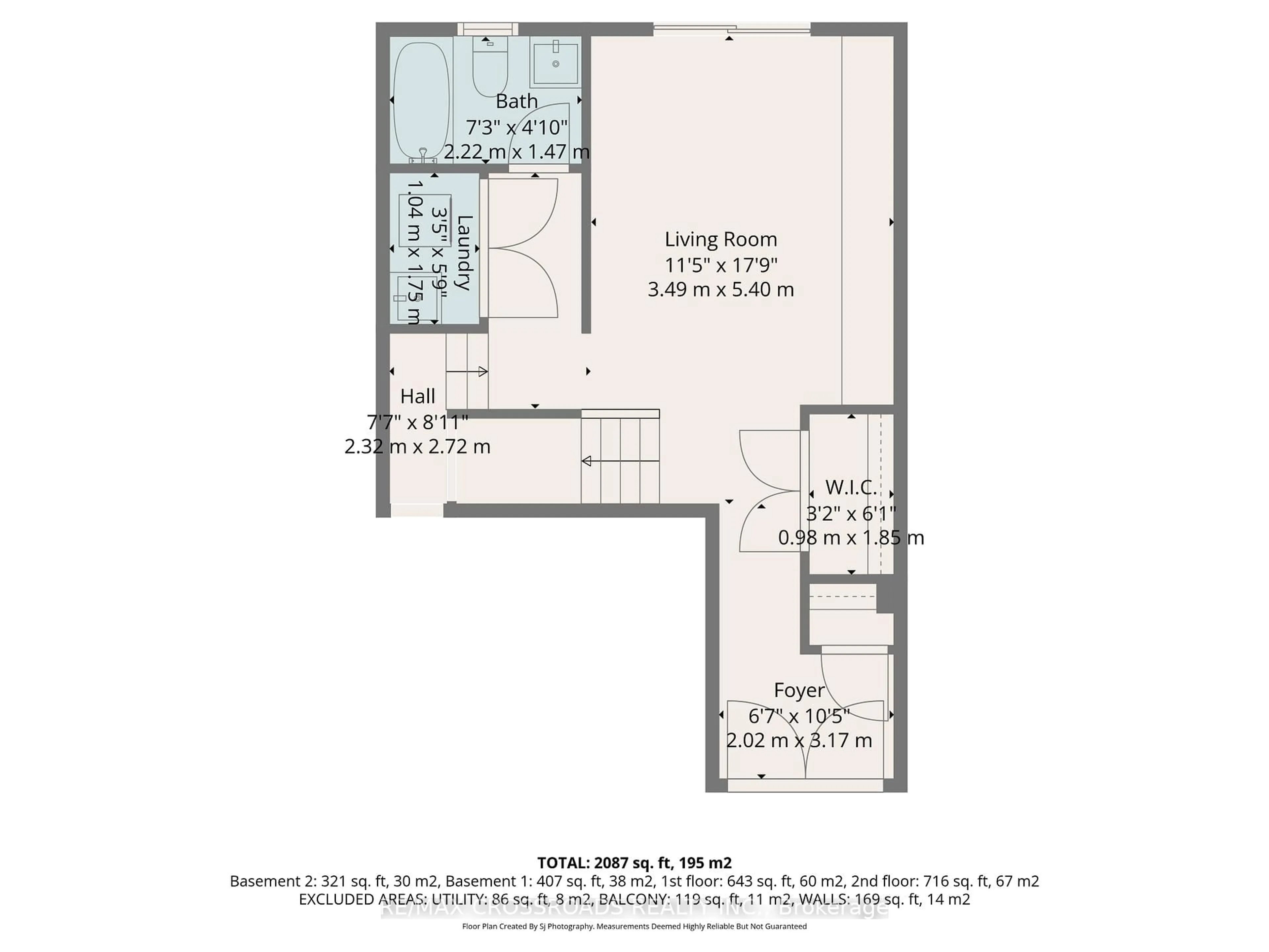 Floor plan for 1367 Gull Crossing, Pickering Ontario L1W 0B7