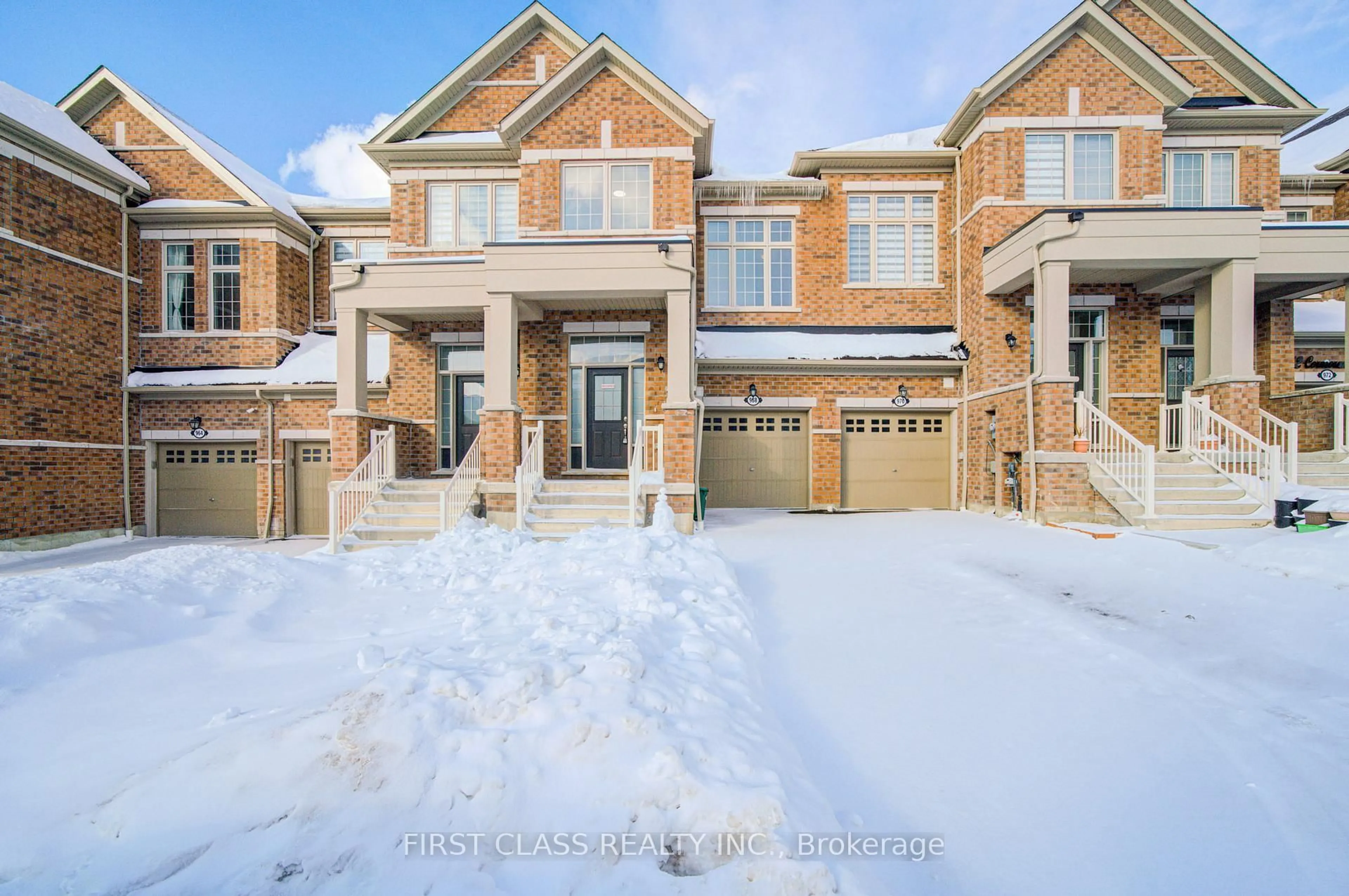 Home with brick exterior material, street for 968 CORMORANT Path, Pickering Ontario L1X 0P5