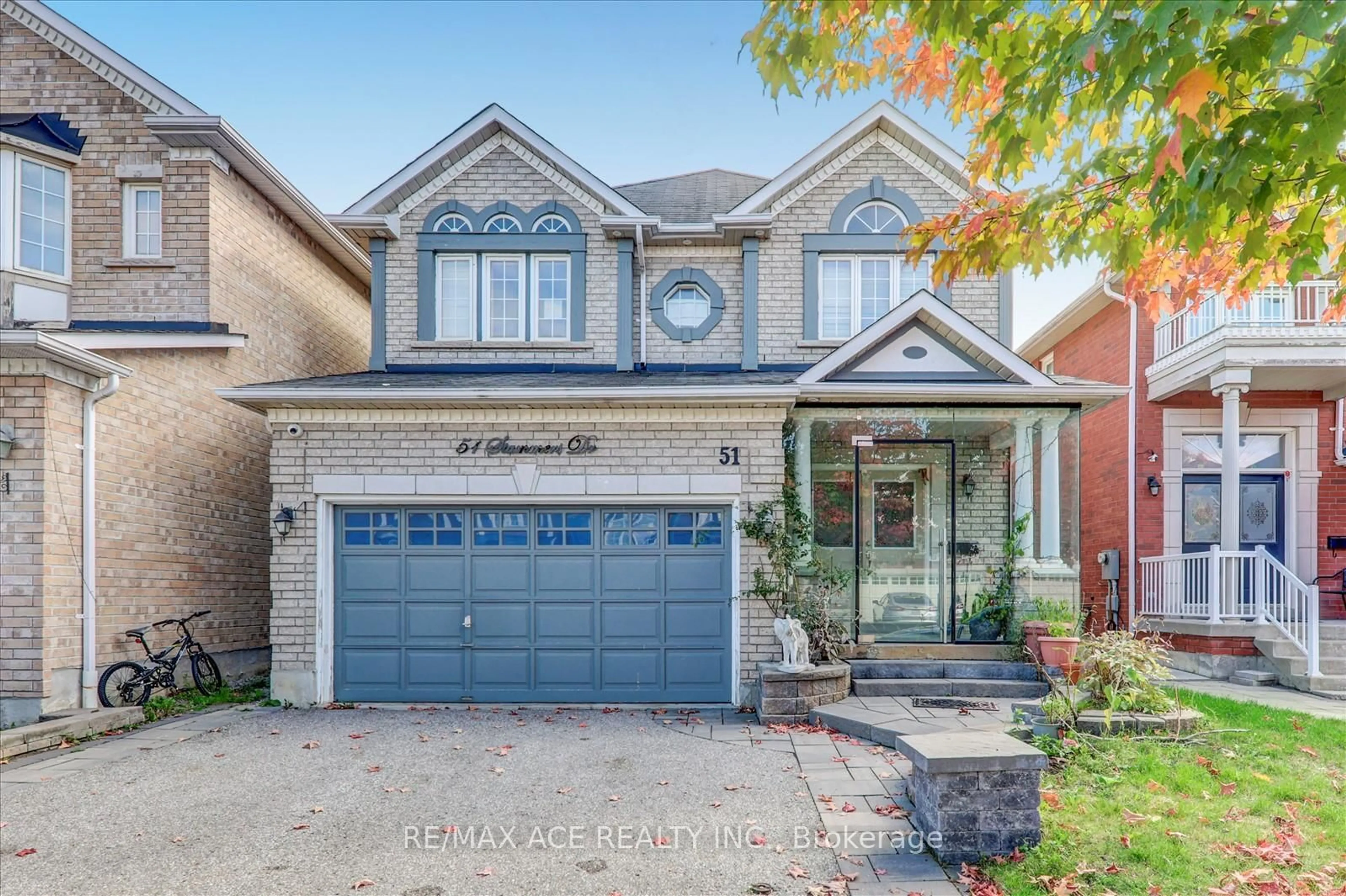 Home with brick exterior material, street for 51 Stammers Dr, Ajax Ontario L1T 0L5