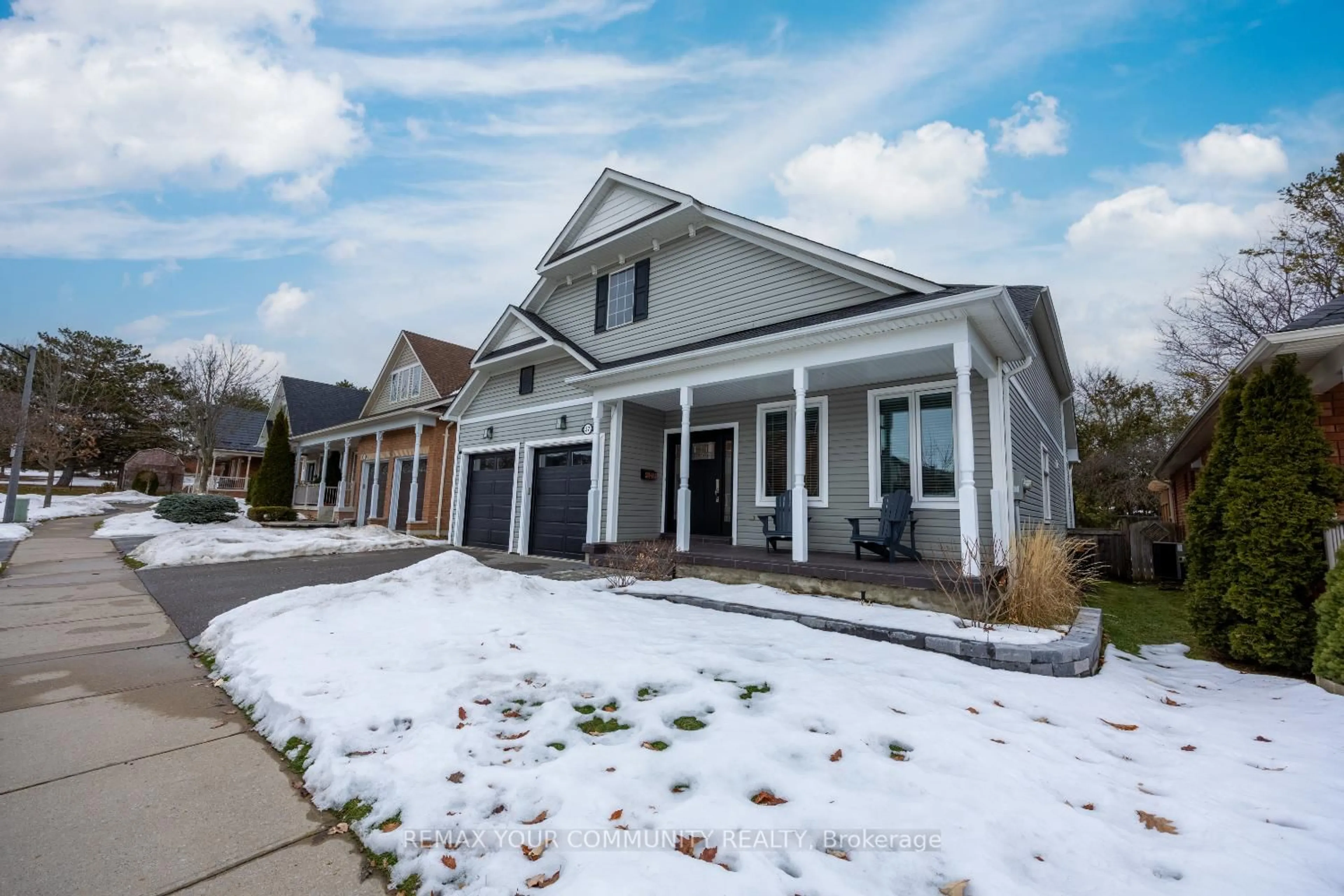 Home with brick exterior material, street for 37 Leithridge Cres, Whitby Ontario L1M 2N2