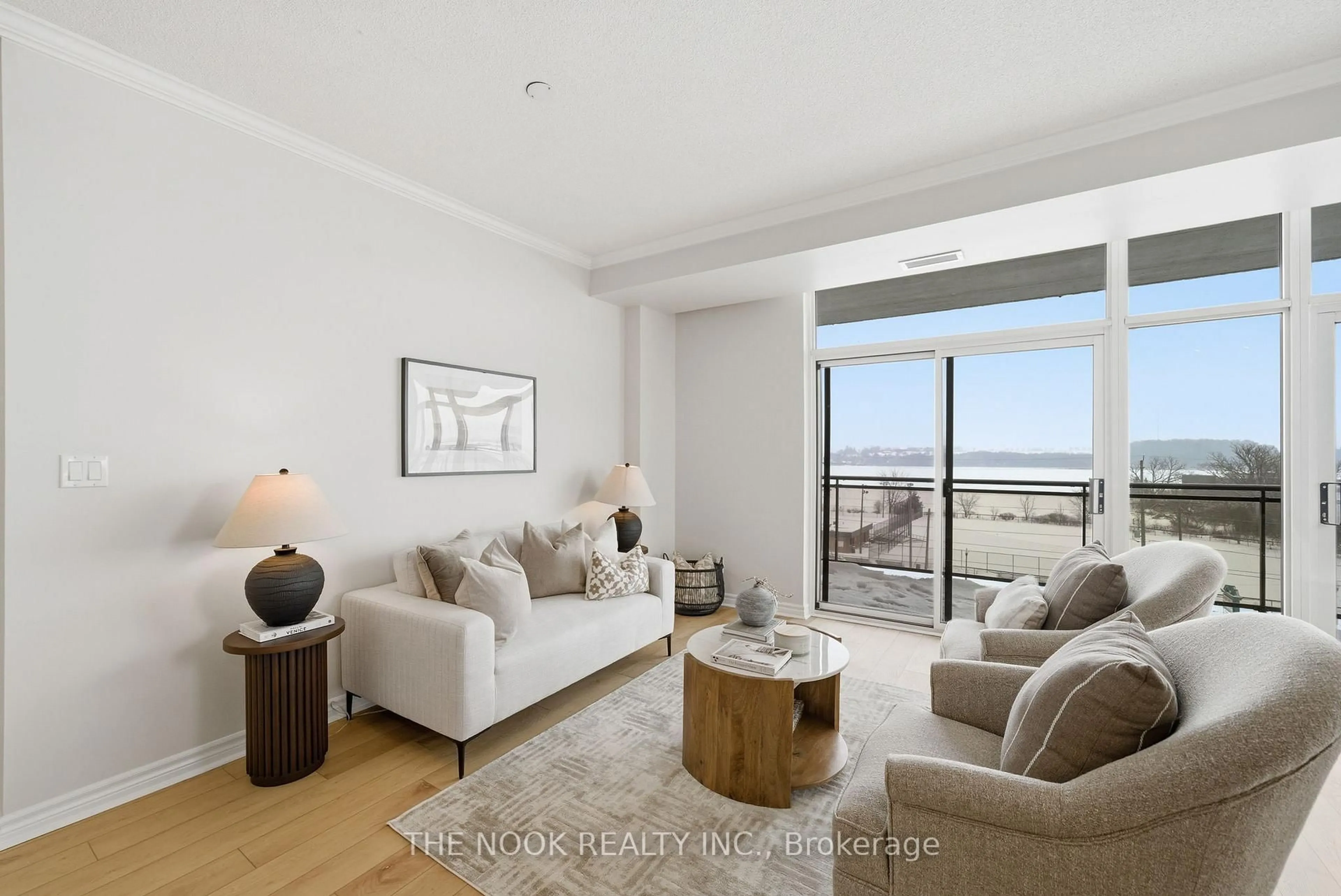 Living room with furniture, unknown for 171 Shanly St #309, Scugog Ontario L9L 0A3