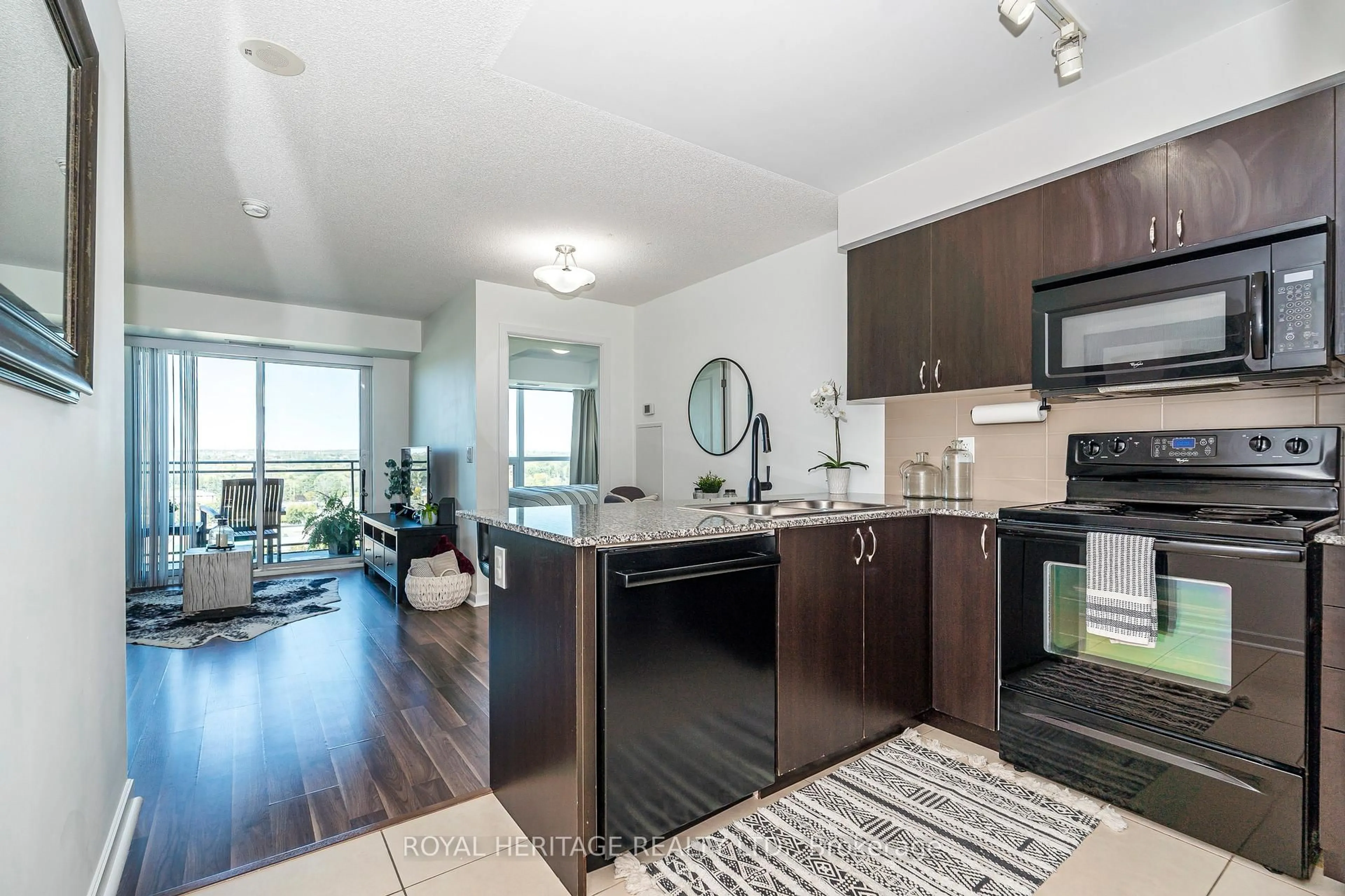 Open concept kitchen, unknown for 1235 Bayly St #1204, Pickering Ontario L1W 1L7